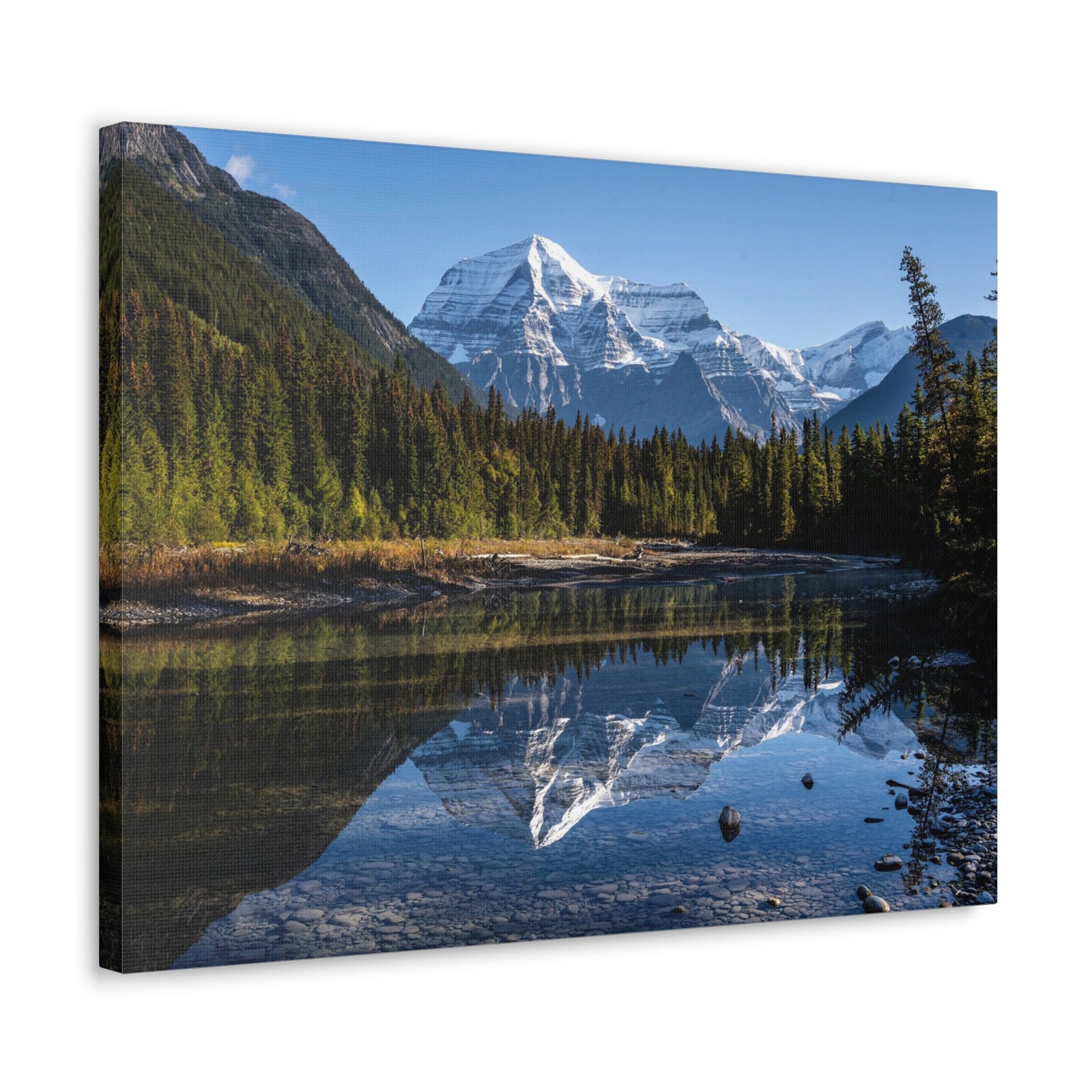 Mystic Forest Mountain Nature Wilderness Photography Canvas Wall Art for Home Decor Ready-to-Hang-Express Your Love Gifts