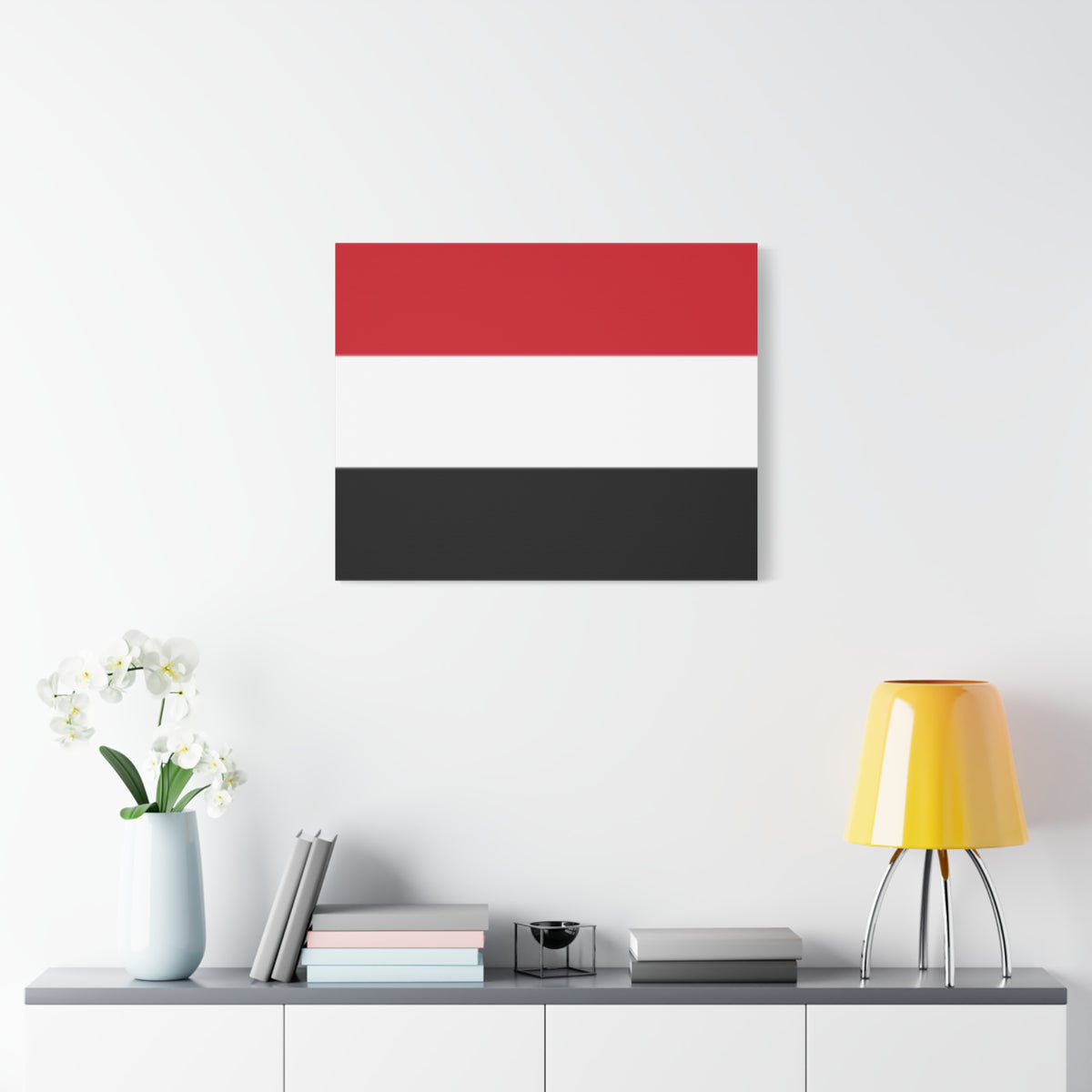 Yemen Country Flag Canvas Vibrant Wall Art Unframed Home Decor-Express Your Love Gifts
