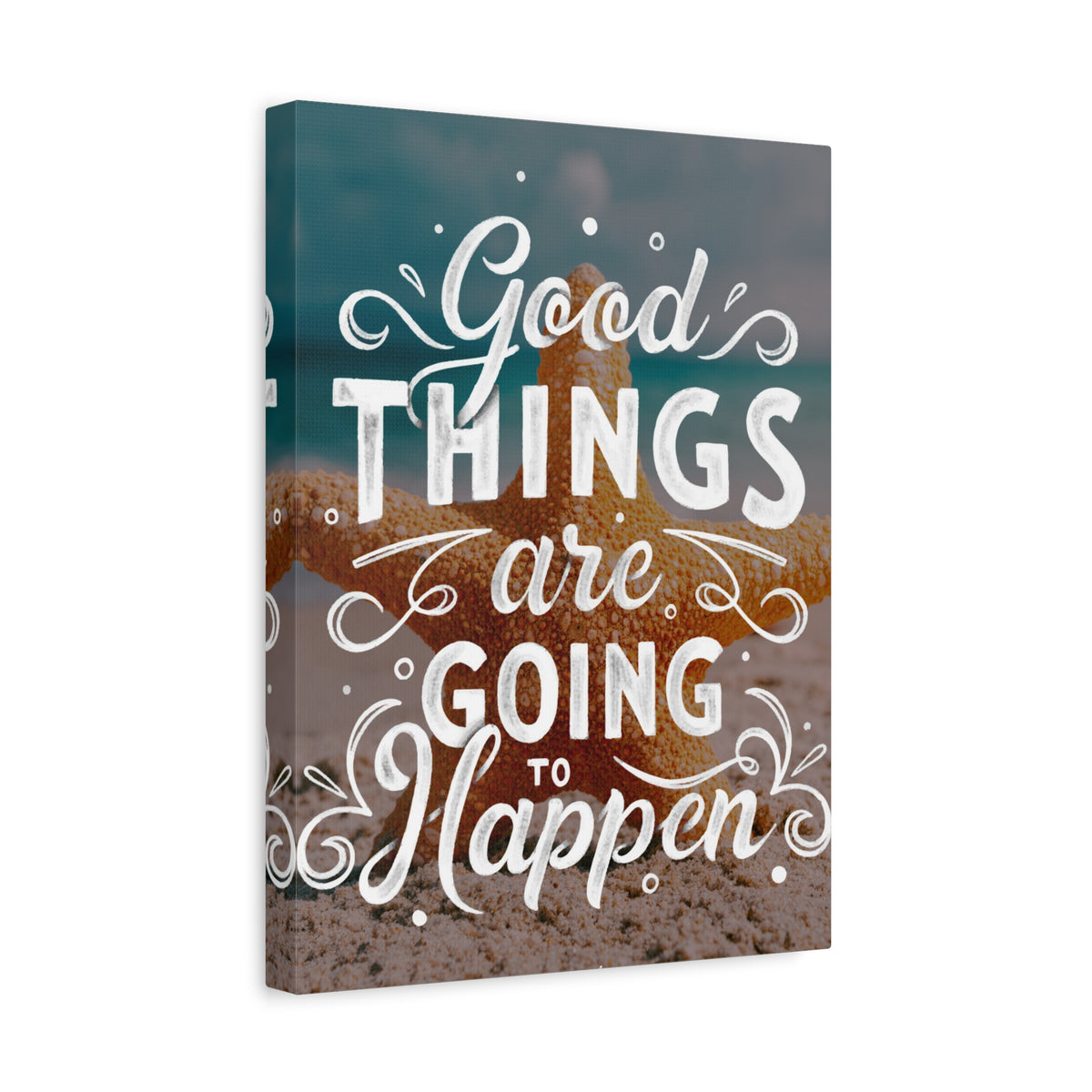 Inspirational Quote Canvas Good Things Wall Art Motivational Motto Inspiring Prints Artwork Decor Ready to Hang-Express Your Love Gifts