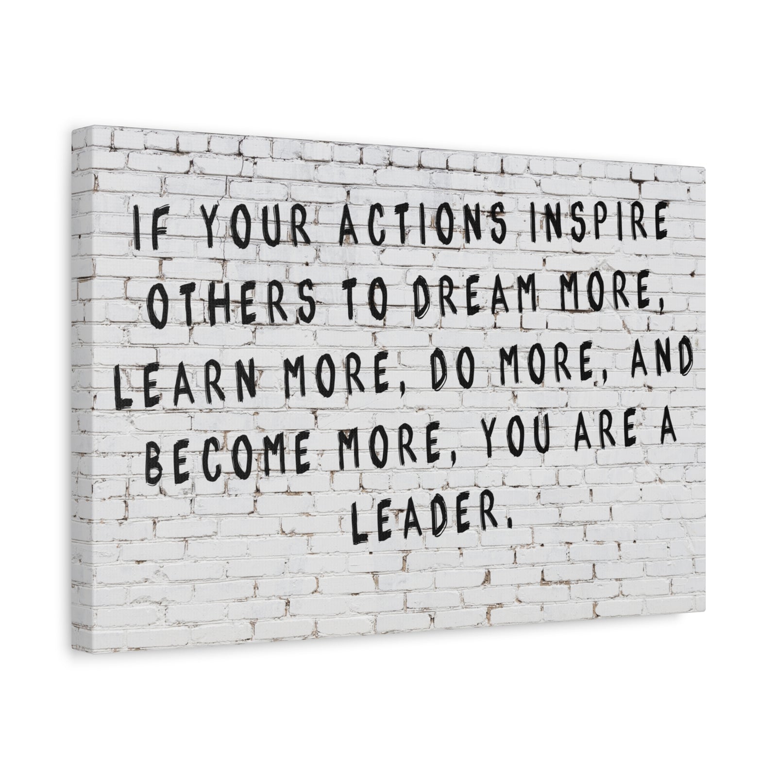 Inspirational Wall Art Actions Inspire Others Motivation Wall Decor for Home Office Gym Inspiring Success Quote Print Ready to Hang-Express Your Love Gifts