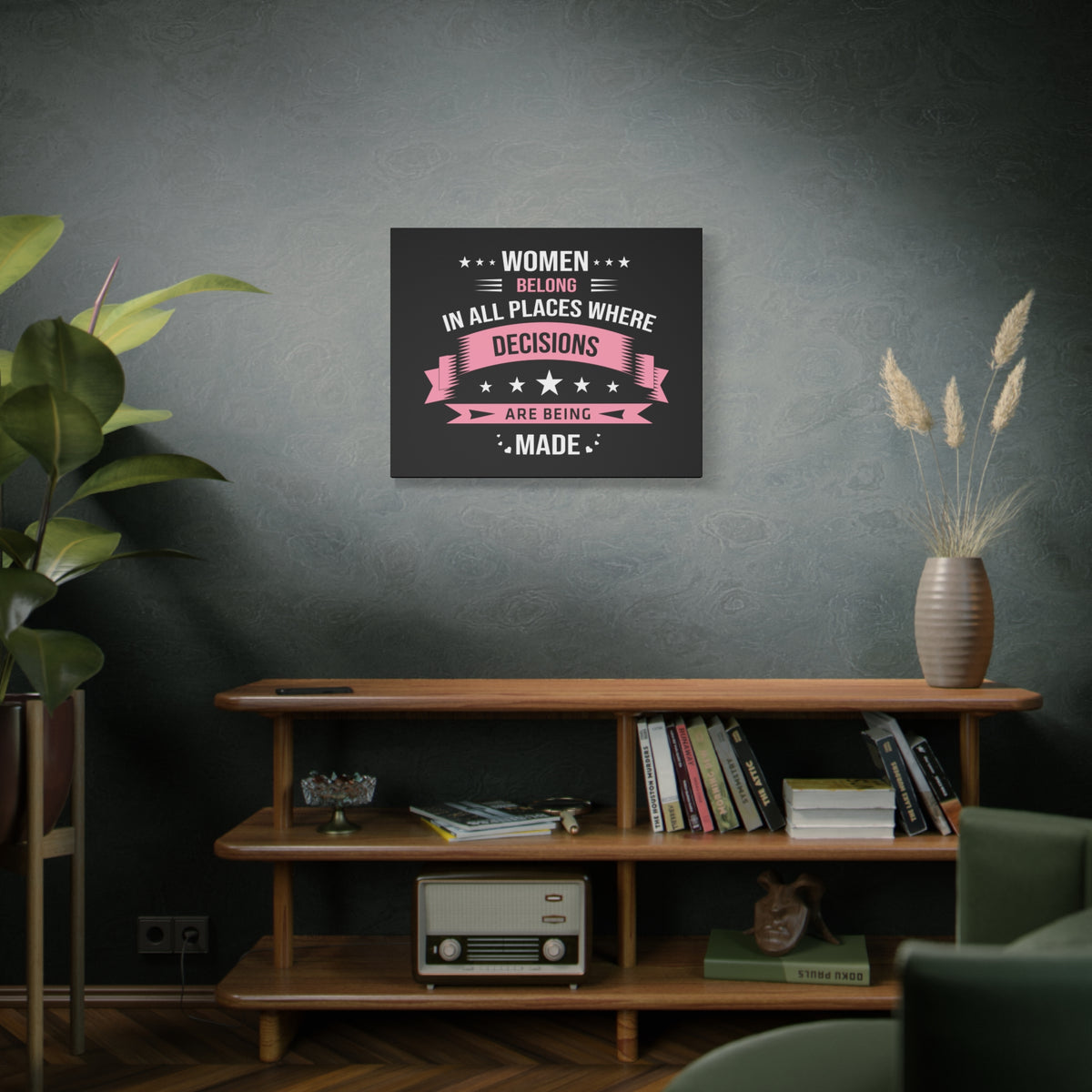 Inspirational Quote Canvas In All Places Wall Art Motivational Motto Inspiring Prints Artwork Decor Ready to Hang-Express Your Love Gifts
