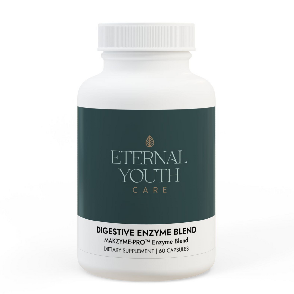 Eternal Youth Care Digestive Enzyme Supplement with Makzyme-Pro™ – Gut Health &amp; Digestion Support Non-GMO, Vegan (60 Capsules)-Express Your Love Gifts
