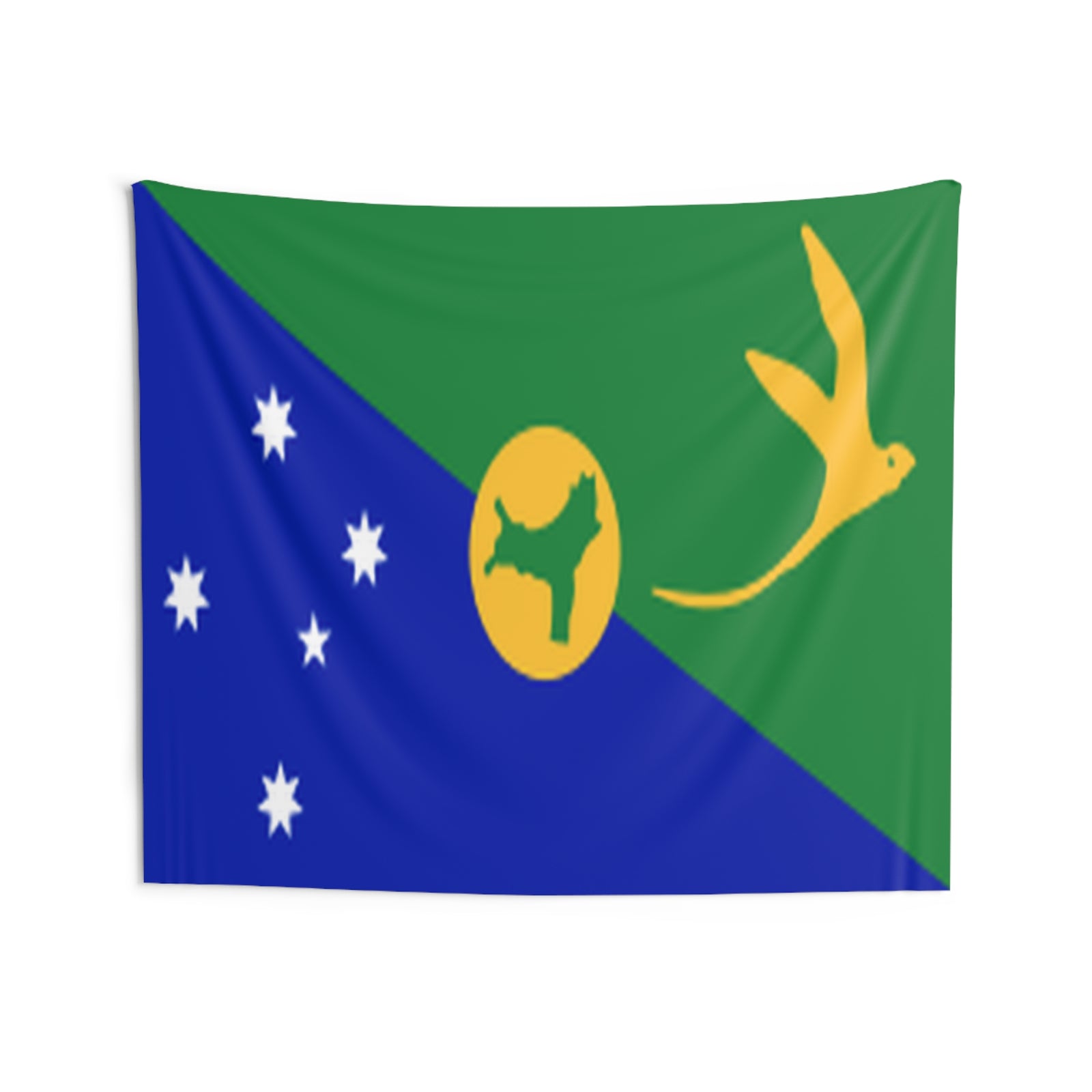 Christmas Island Country Flag Wall Hanging Tapestry-Express Your Love Gifts
