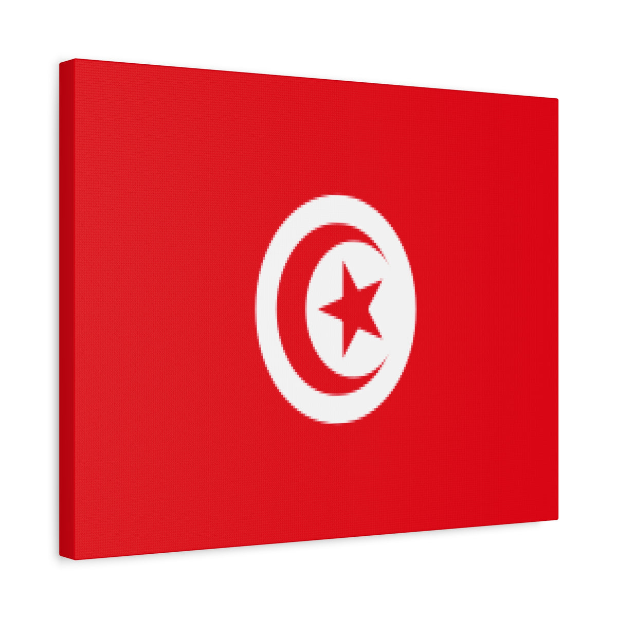 Tunisia Country Flag Canvas Vibrant Wall Art Unframed Home Decor-Express Your Love Gifts