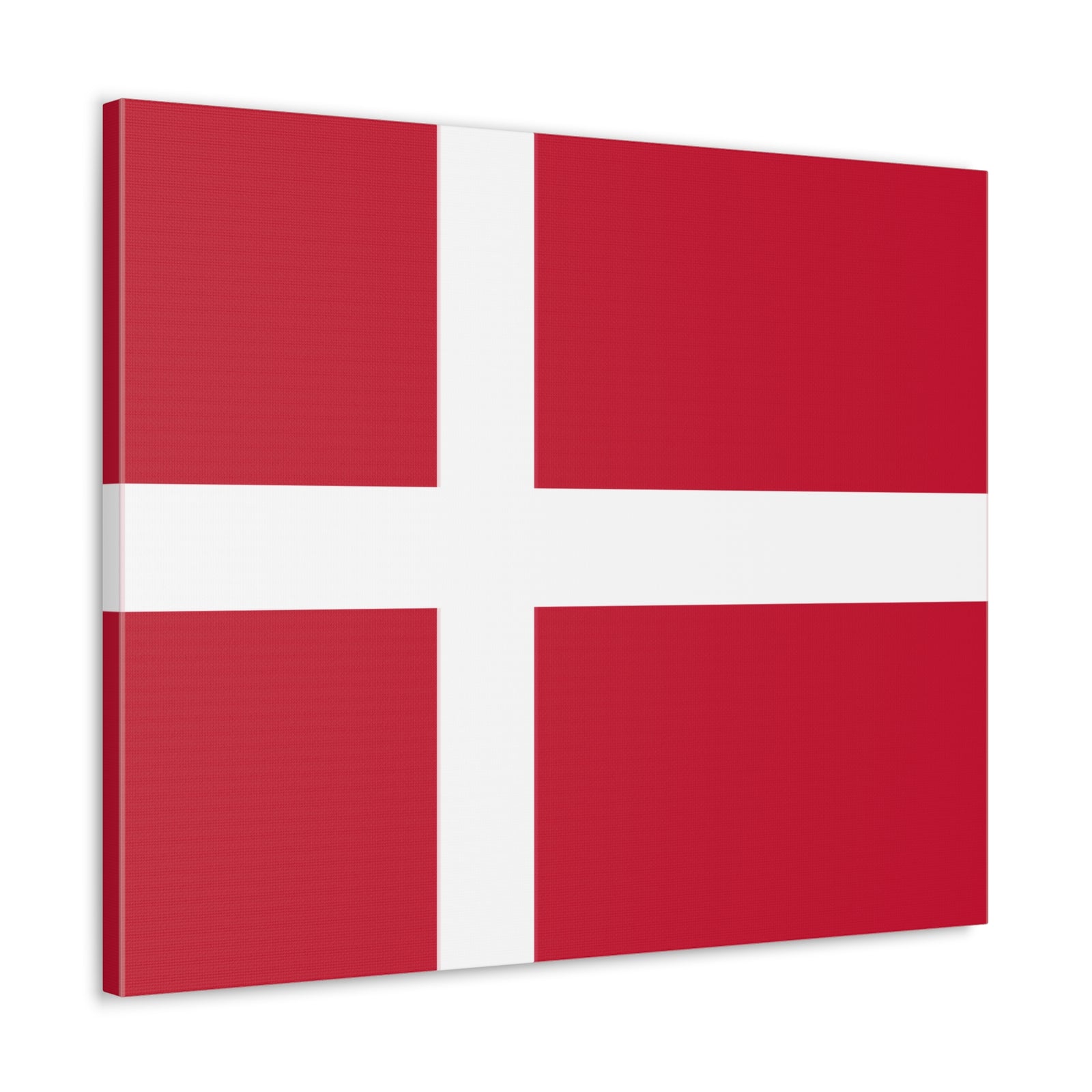 Denmark Country Flag Canvas Vibrant Wall Art Unframed Home Decor-Express Your Love Gifts