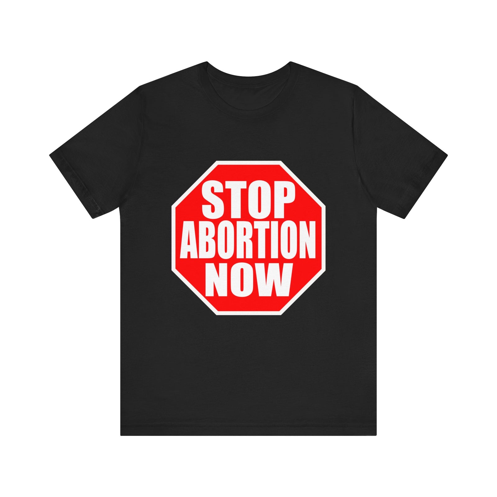 ProLife Stop Abortion Now Thou Shall Not Kill T-Shirt 2 Sided-Express Your Love Gifts
