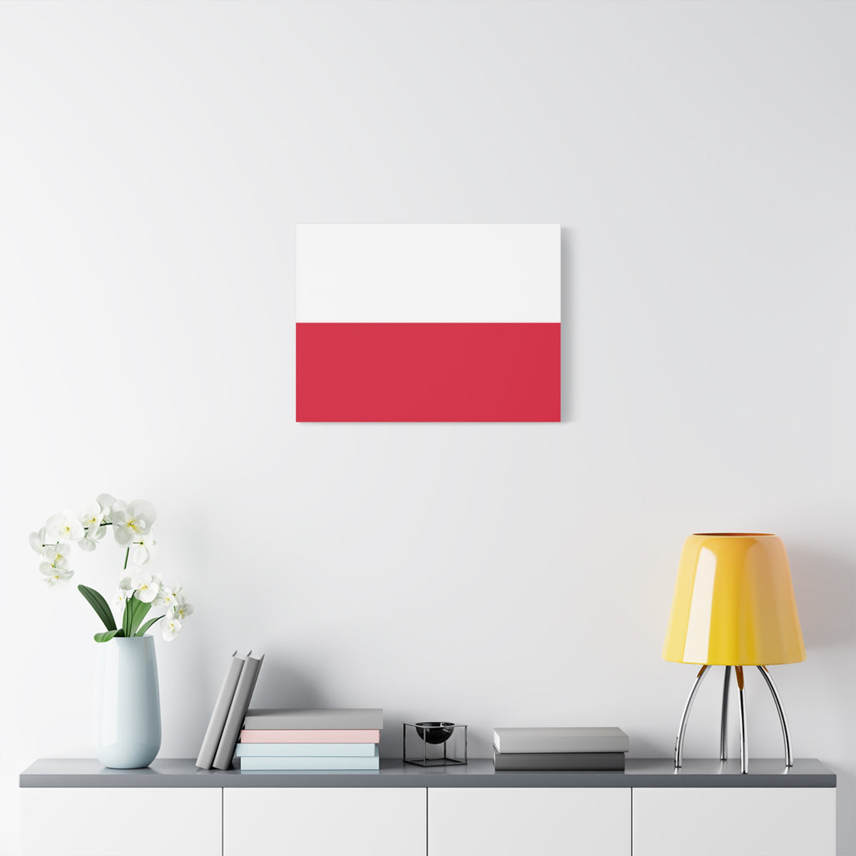 Poland Country Flag Canvas Vibrant Wall Art Unframed Home Decor-Express Your Love Gifts