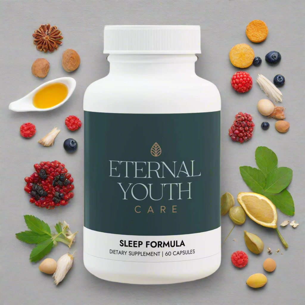 Eternal Youth Care Sleep Supplement – Supports Sleep Cycles & Circadian Rhythm | Non-GMO, Vegan (60 Capsules)-Express Your Love Gifts