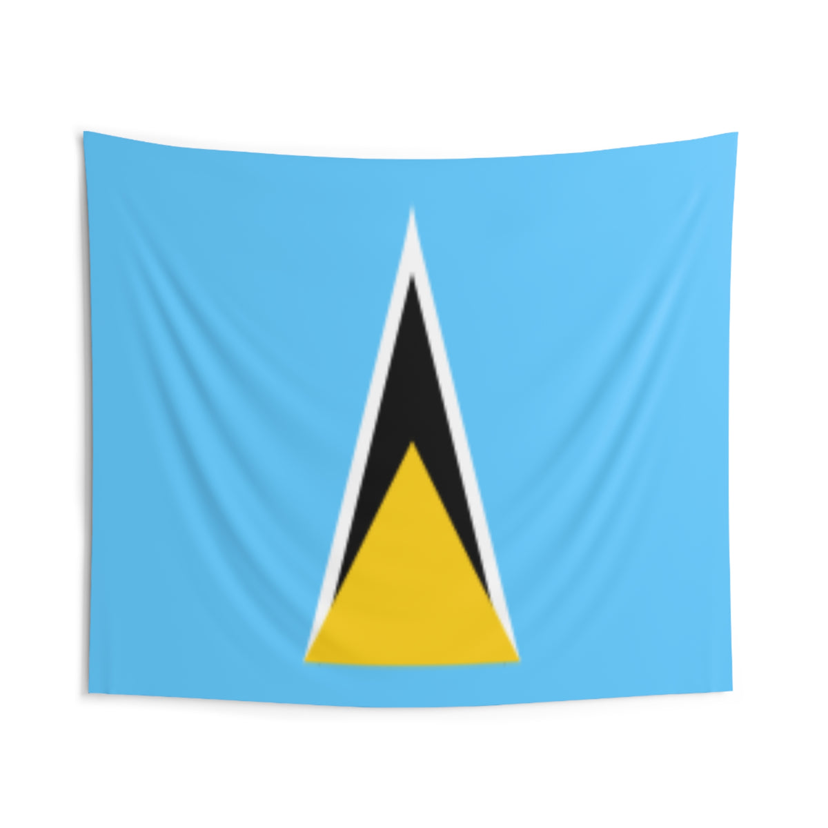Saint Lucia Country Flag Wall Hanging Tapestry-Express Your Love Gifts