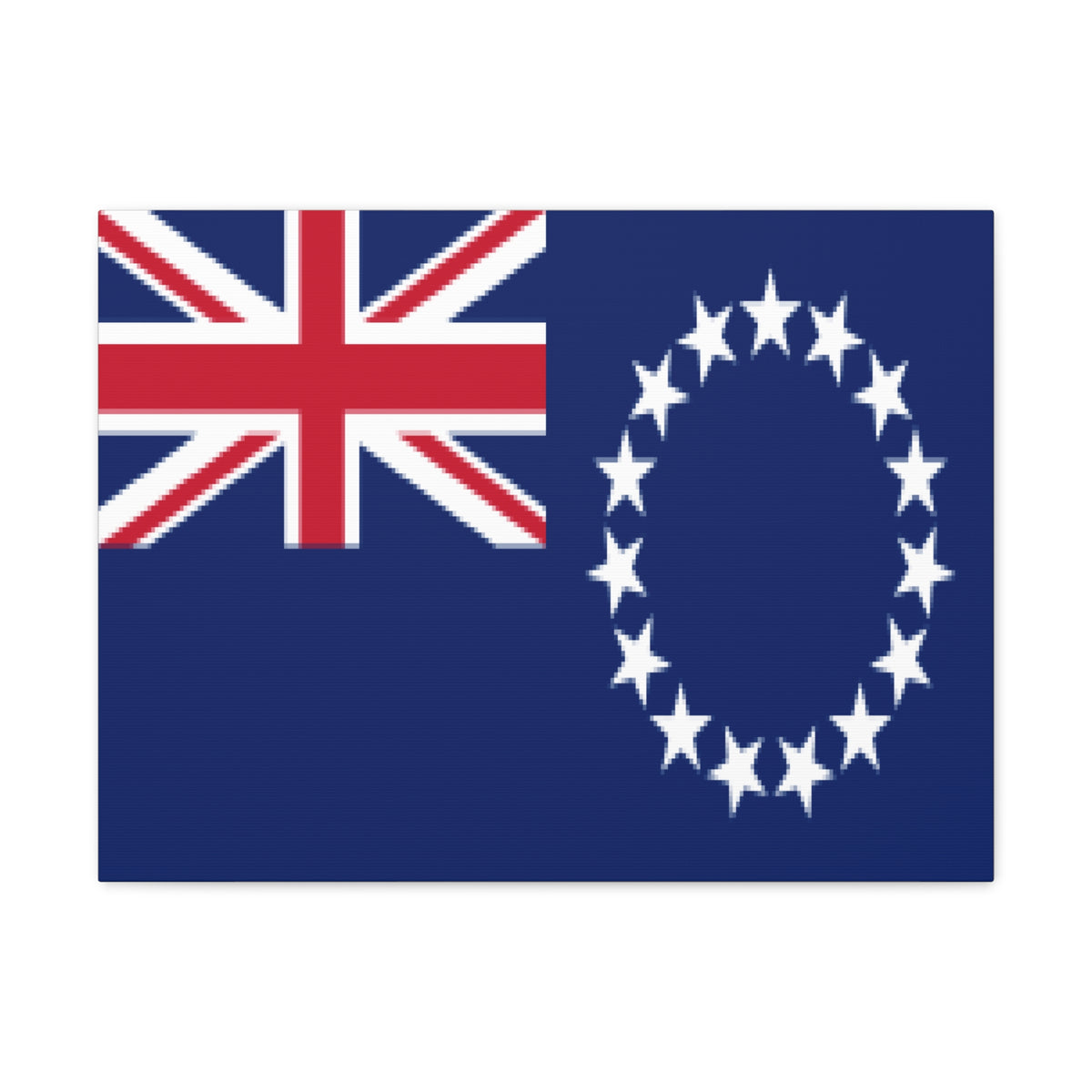 Cook Islands Country Flag Canvas Vibrant Wall Art Unframed Home Decor-Express Your Love Gifts