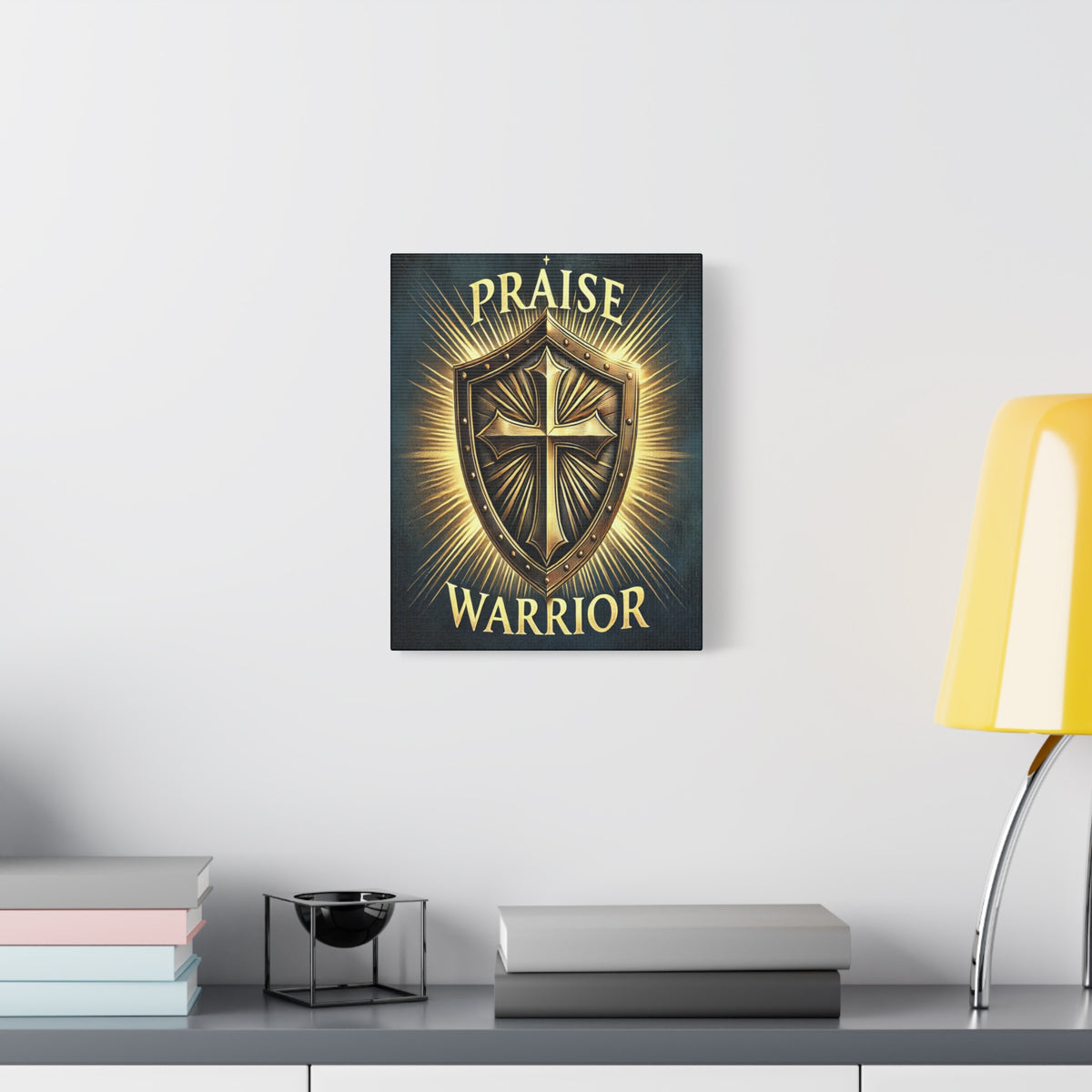 Scripture Walls Praise Warrior Psalm 149 Bible Verse Canvas Christian Wall Art Ready to Hang Unframed-Express Your Love Gifts
