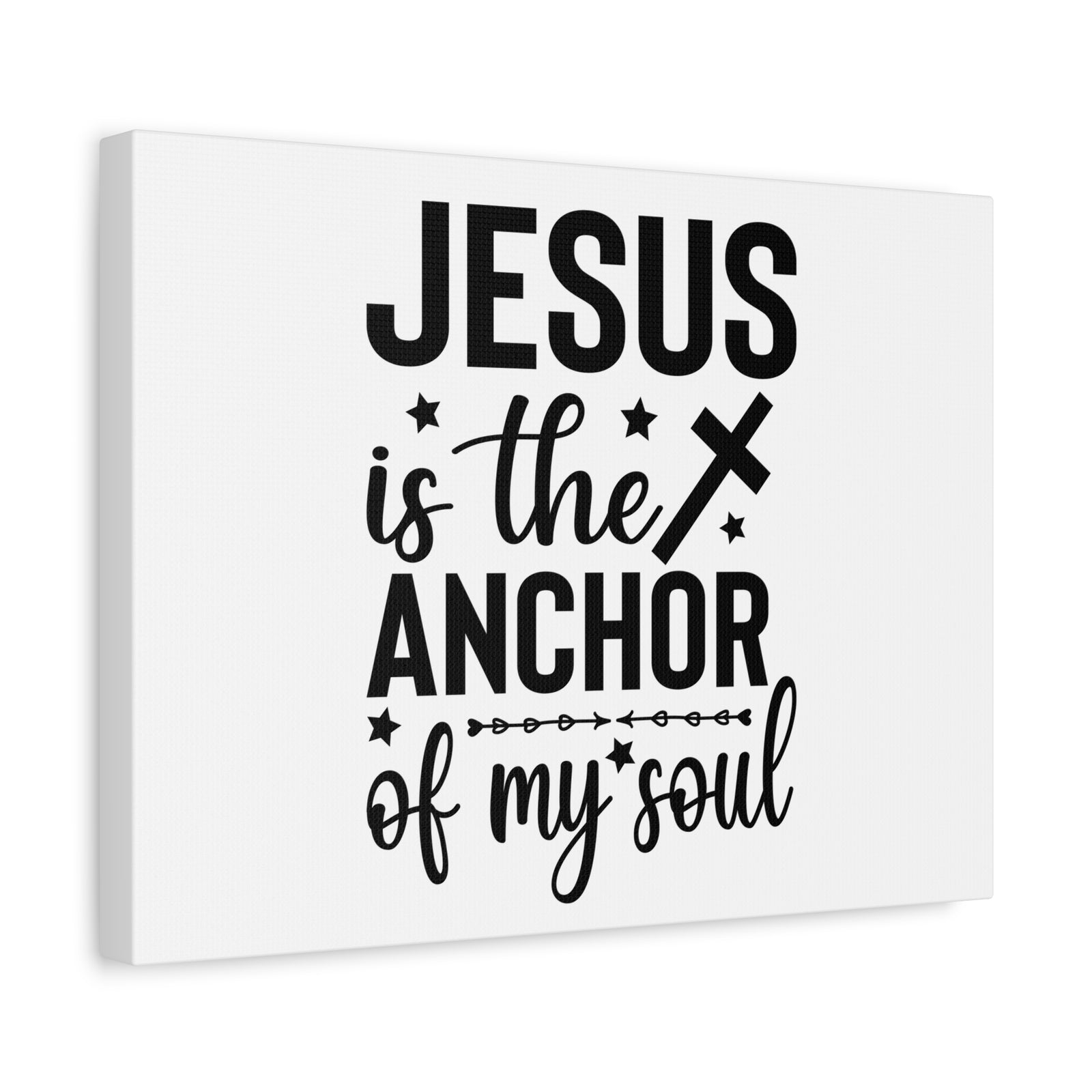 Scripture Canvas Anchor Of My Soul Psalm 62:5 Christian Wall Art Bible Verse Print Ready to Hang-Express Your Love Gifts