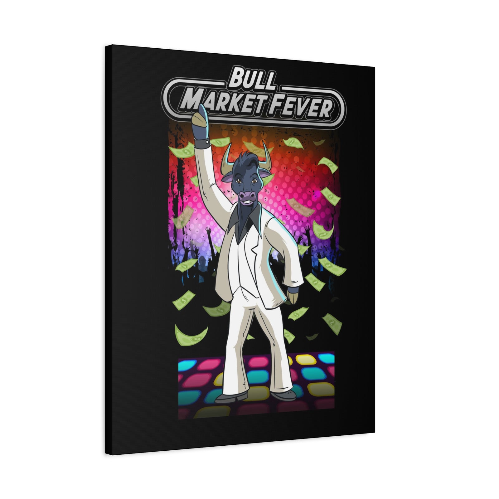 Stock Market Wall Art Bull Market Fever Gift for Trader Wall Street Print-Express Your Love Gifts