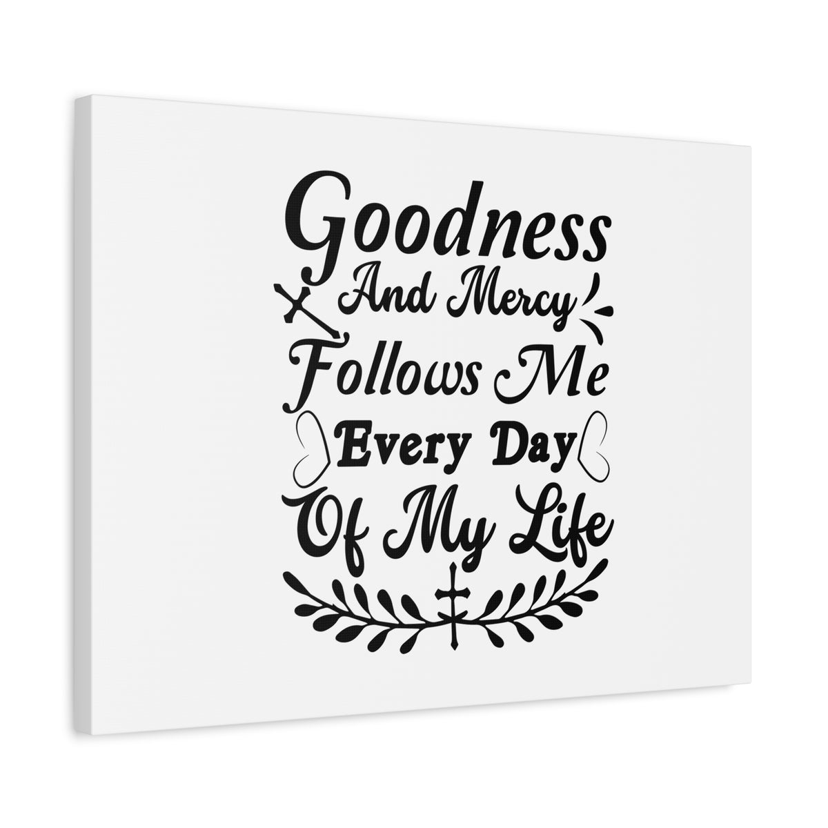 Scripture Canvas Everyday Of My Life Psalm 121:7-8 Laurel White Christian Wall Art Bible Verse Print Ready to Hang-Express Your Love Gifts