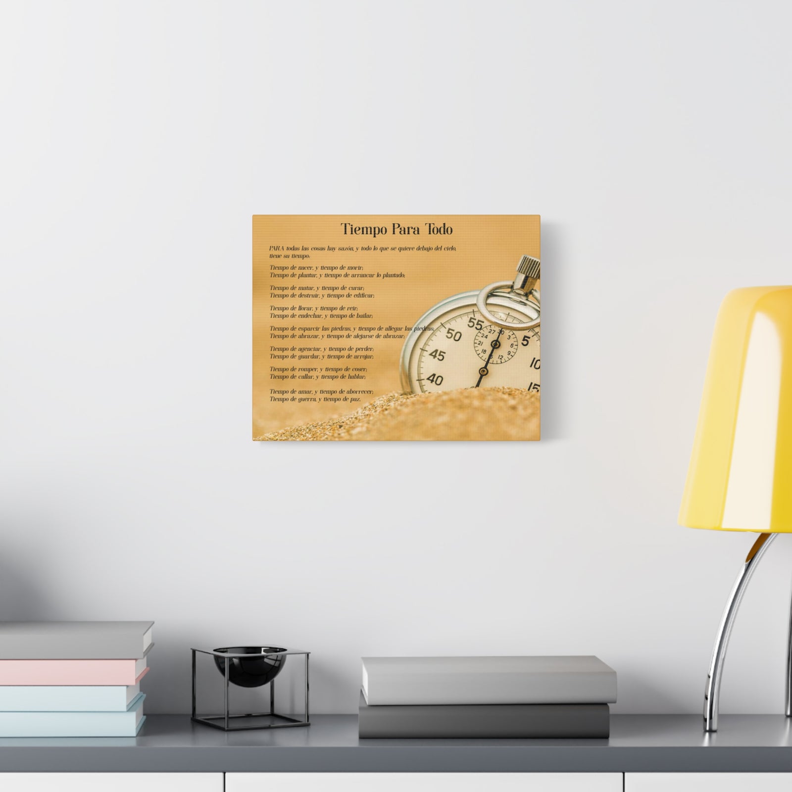 Scripture Walls Tiempo Para Todo Eclesiastés 3:5 Cuadros Cristianos Para Pared En Español, Christian Wall Decor In Spanish, Arte de Jesucristo,-Express Your Love Gifts