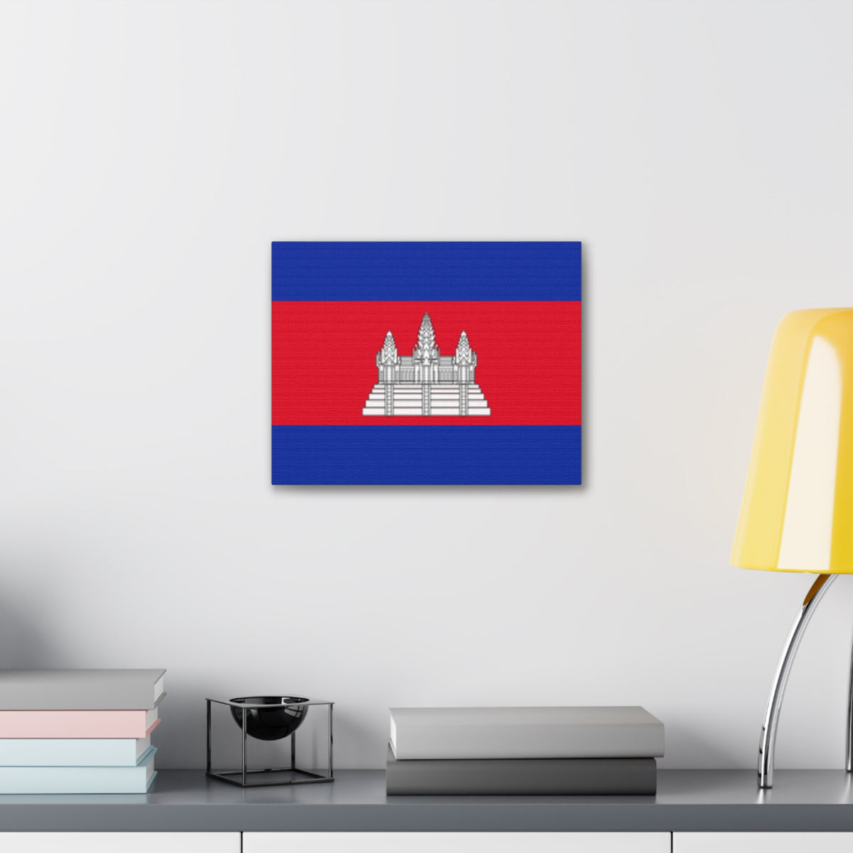 Cambodia Country Flag Canvas Vibrant Wall Art Unframed Home Decor-Express Your Love Gifts