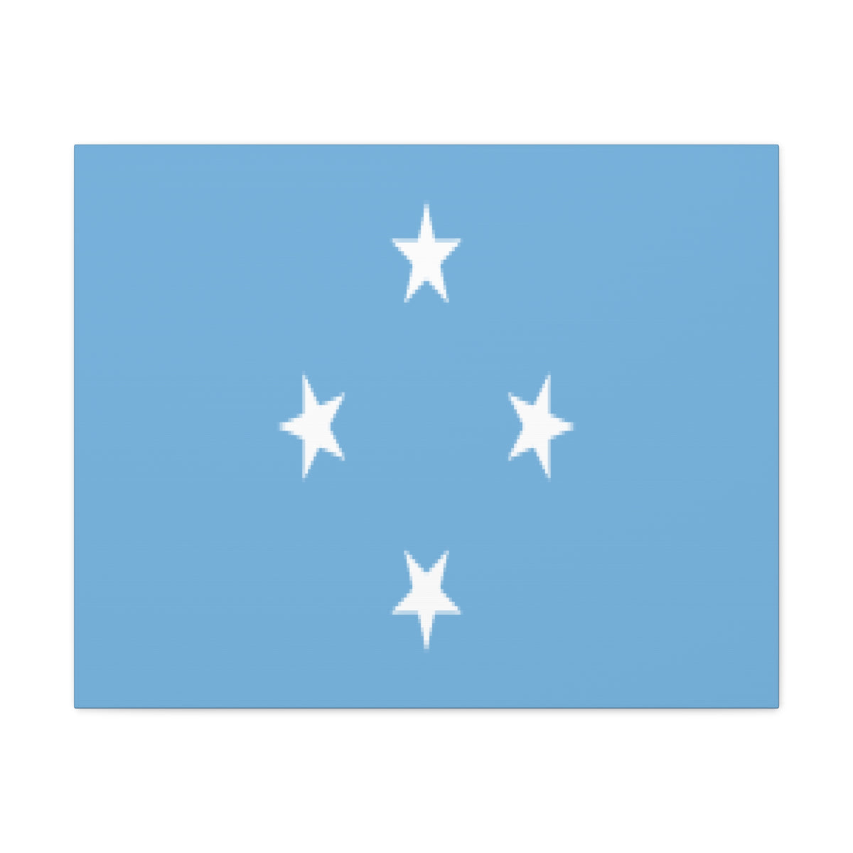 Micronesia Country Flag Canvas Vibrant Wall Art Unframed Home Decor-Express Your Love Gifts