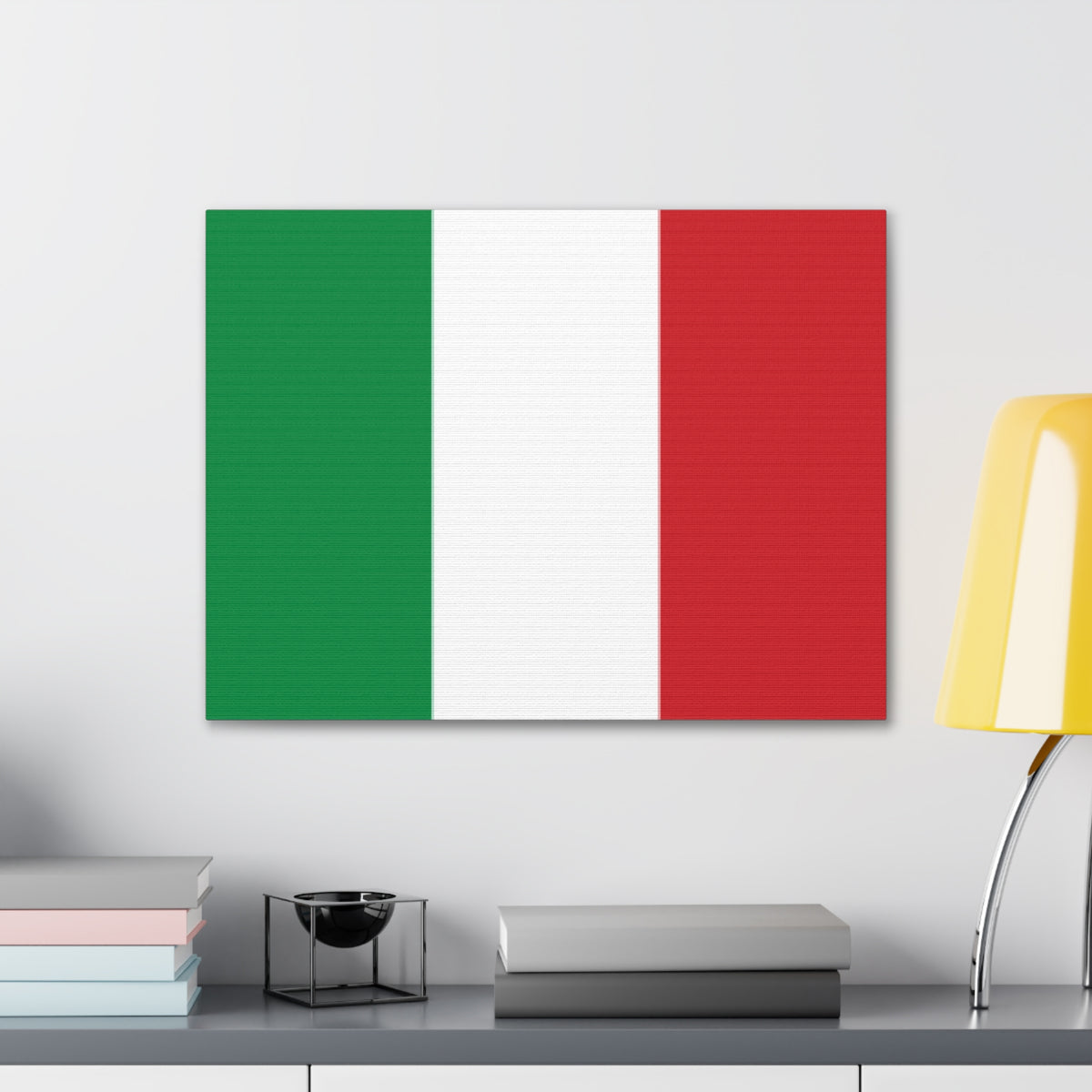 Italy Country Flag Canvas Vibrant Wall Art Unframed Home Decor-Express Your Love Gifts