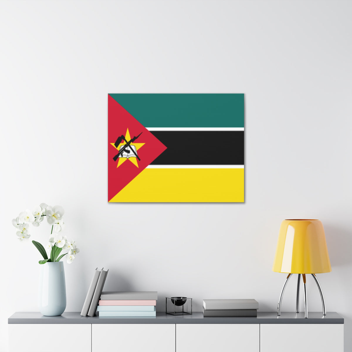 Mozambique Country Flag Canvas Vibrant Wall Art Unframed Home Decor-Express Your Love Gifts