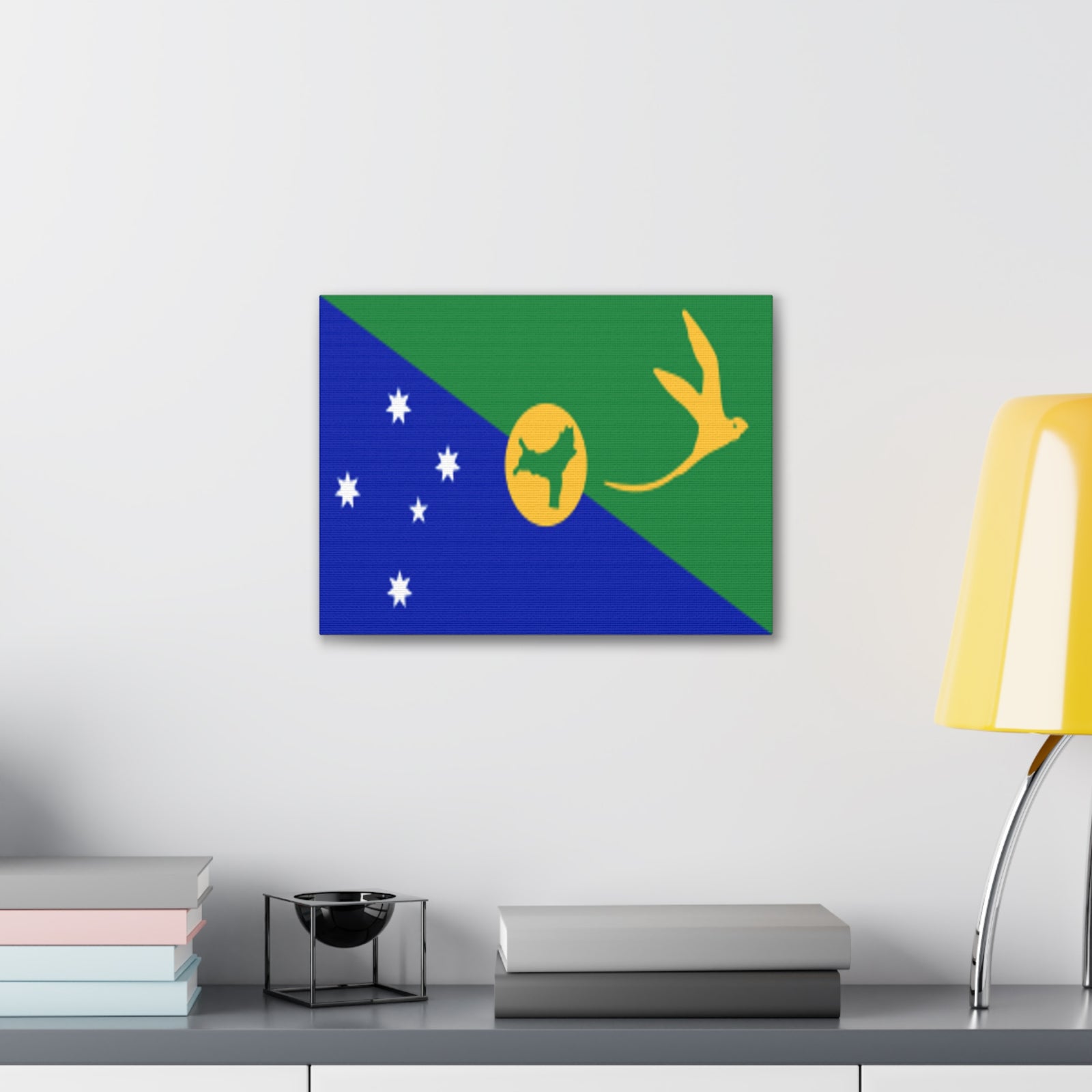 Christmas Island Country Flag Canvas Vibrant Wall Art Unframed Home Decor-Express Your Love Gifts