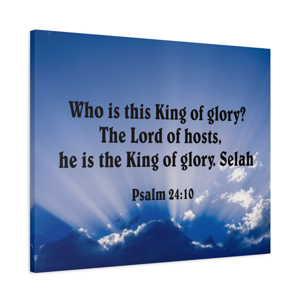 Bible Verse Canvas The Lord of Hosts Psalm 24:10 Christian Home Decor Scripture Art-Express Your Love Gifts