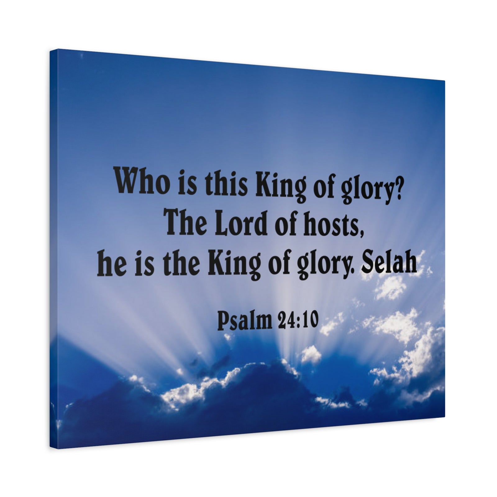 Bible Verse Canvas The Lord of Hosts Psalm 24:10 Christian Home Decor Scripture Art-Express Your Love Gifts