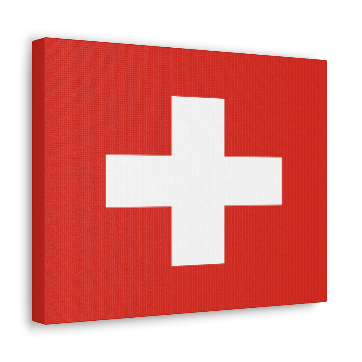 Switzerland Country Flag Canvas Vibrant Wall Art Unframed Home Decor-Express Your Love Gifts