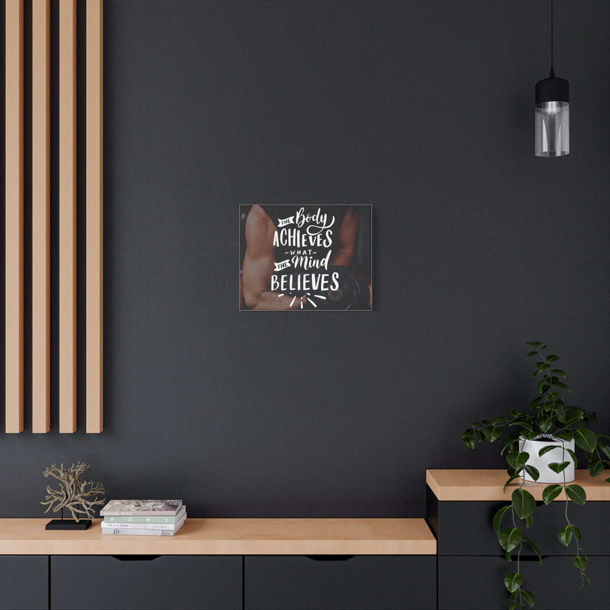 Inspirational Quote Canvas Achieve Wall Art Motivational Motto Inspiring Prints Artwork Decor Ready to Hang-Express Your Love Gifts
