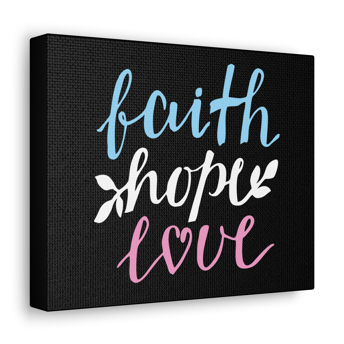 Scripture Walls Faith Hope Love Colors 1 Corinthians 13:13 Christian Wall Art Bible Verse Print Ready To Hang-Express Your Love Gifts