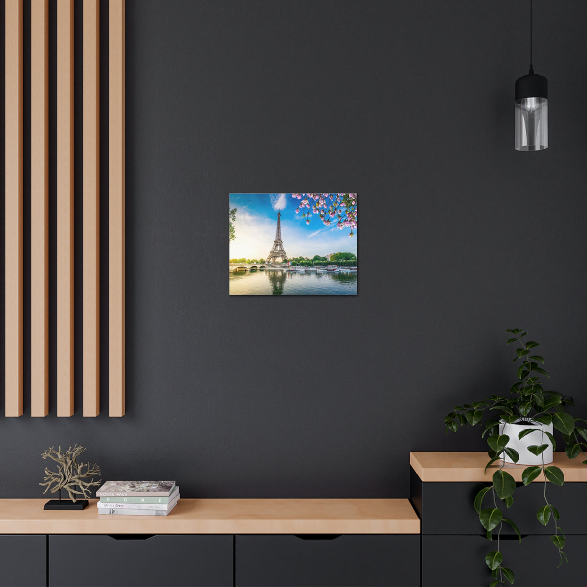 Fantastic View Eiffel Tower France Canvas Artwork High-Quality Breathtaking French City for Home Decor Ready to Hang-Express Your Love Gifts