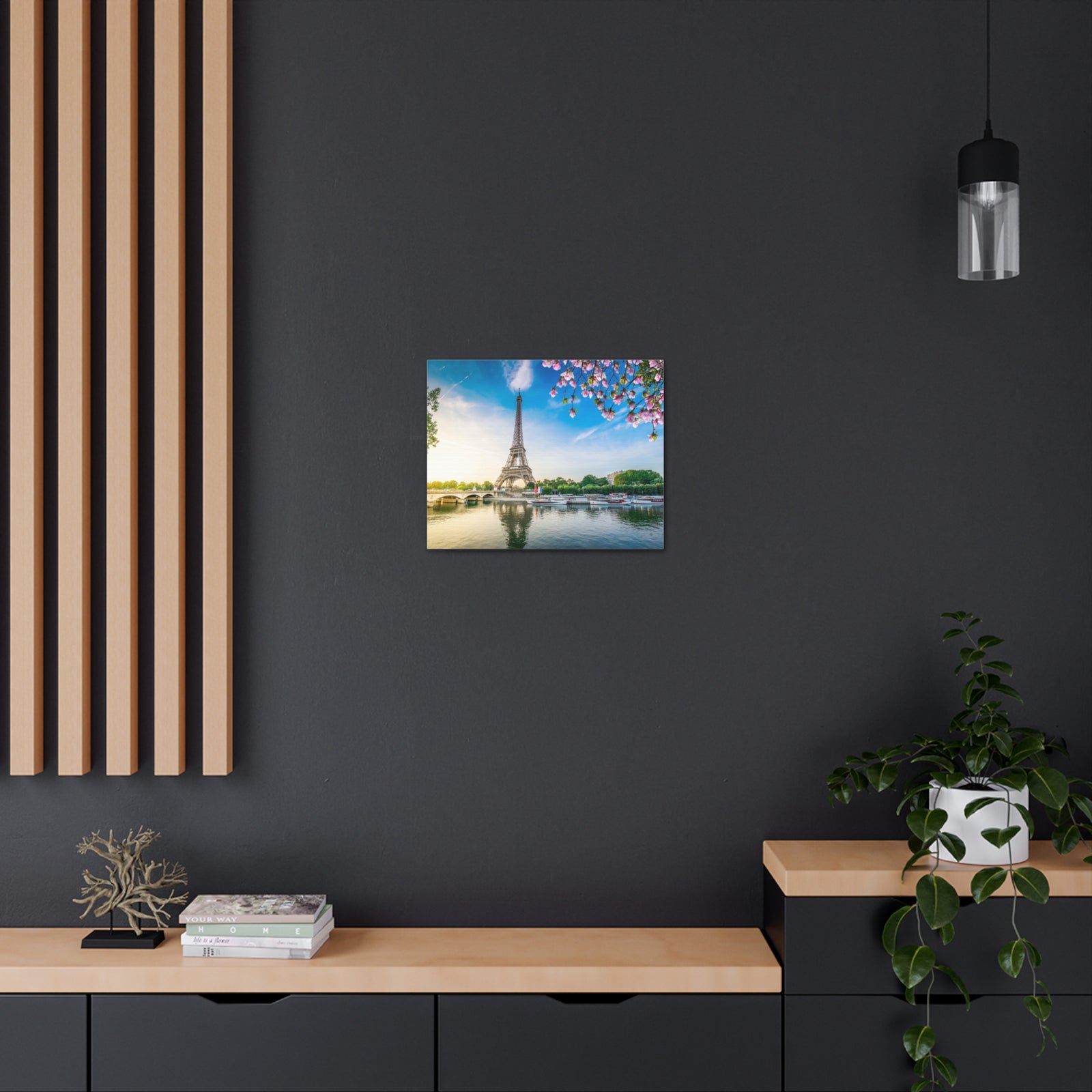 Fantastic View Eiffel Tower France Canvas Artwork High-Quality Breathtaking French City for Home Decor Ready to Hang-Express Your Love Gifts