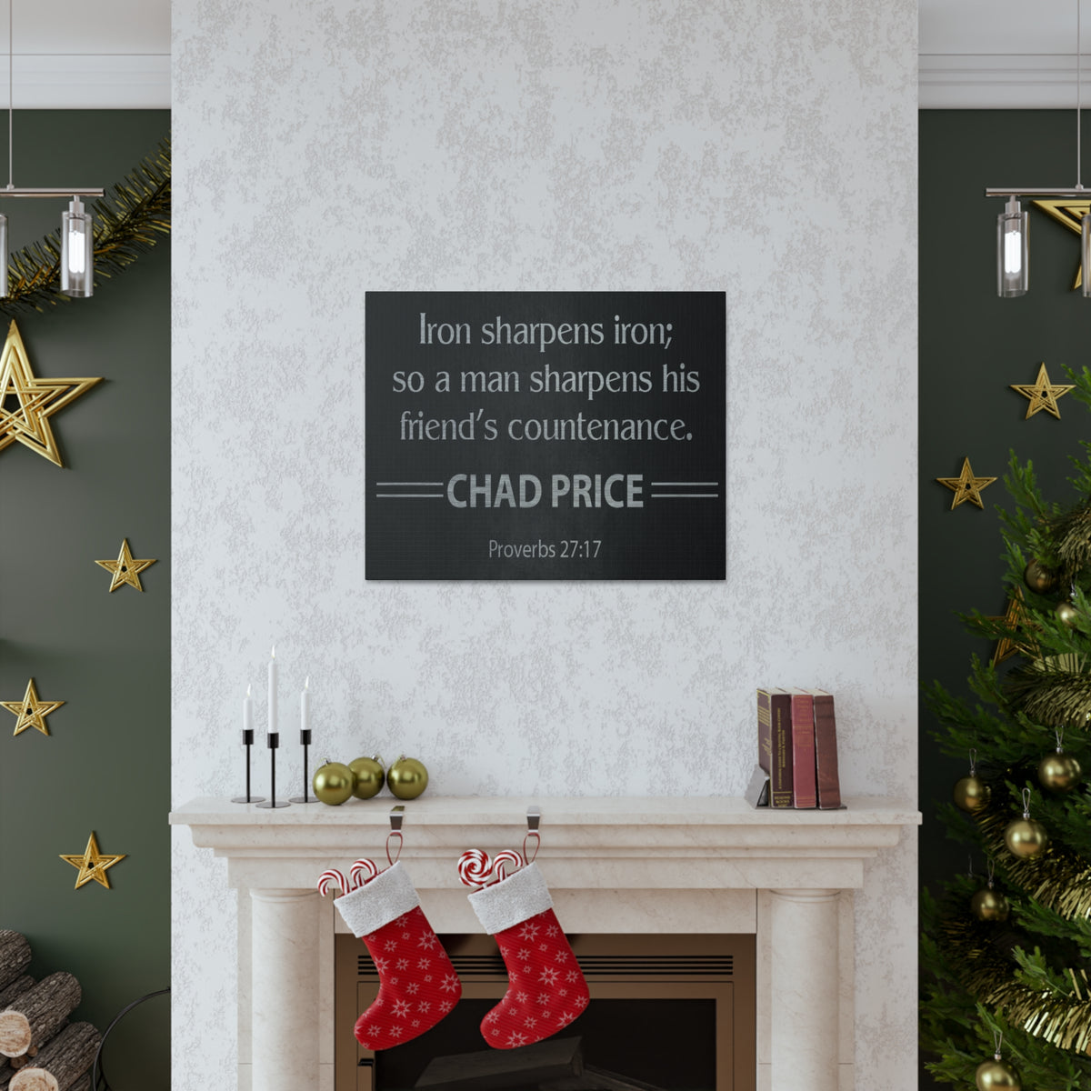 Personalized Proverbs 27:17-Express Your Love Gifts