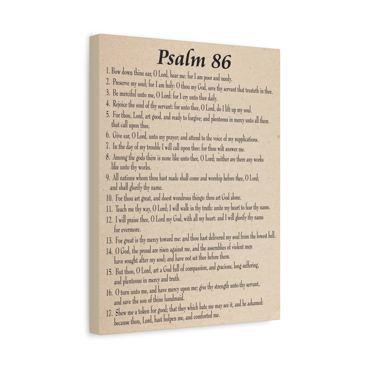 Scripture Walls Praying in Difficult Times Psalm 86:2 Bible Verse Canvas Christian Wall Art Ready to Hang-Express Your Love Gifts