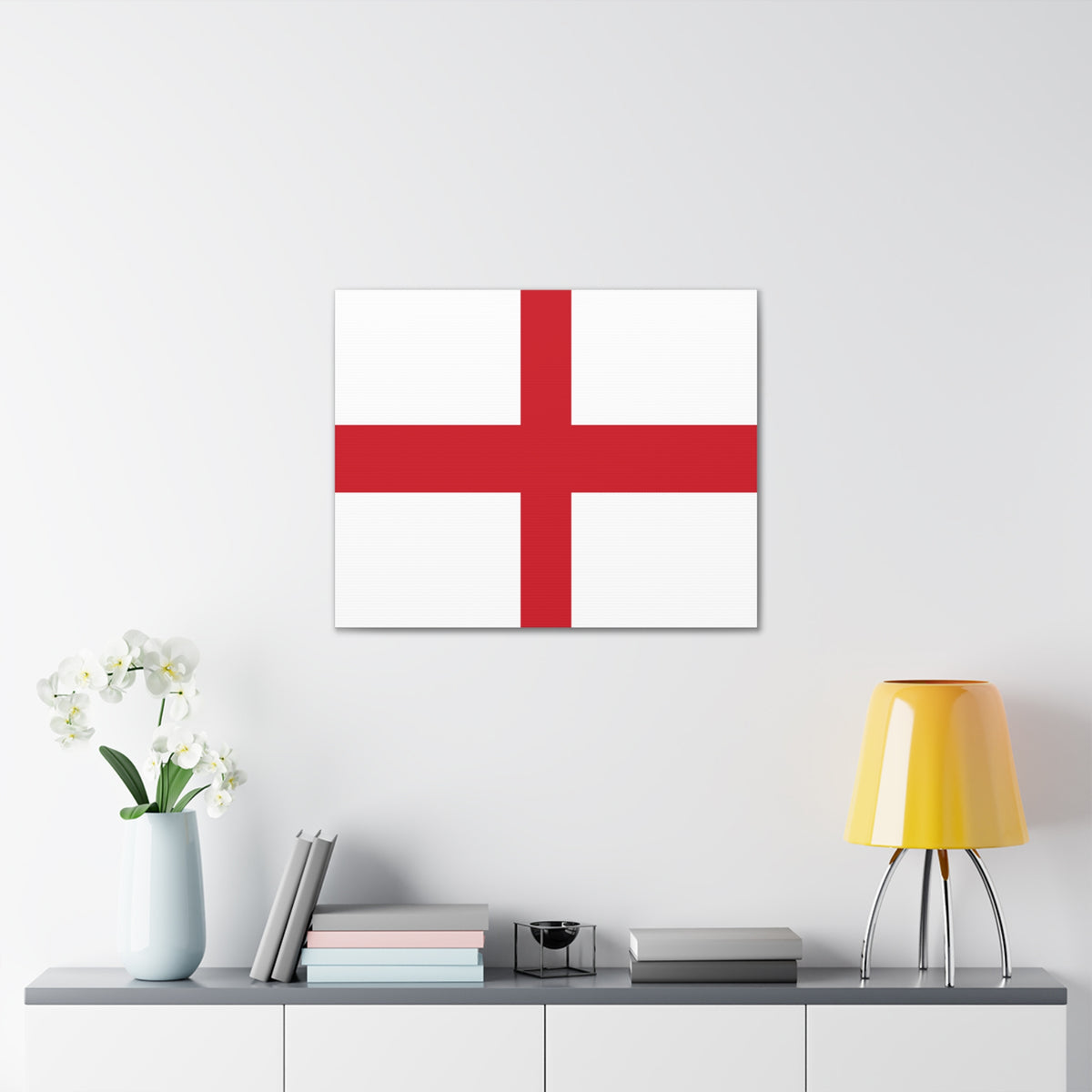 England Country Flag Canvas Vibrant Wall Art Unframed Home Decor-Express Your Love Gifts