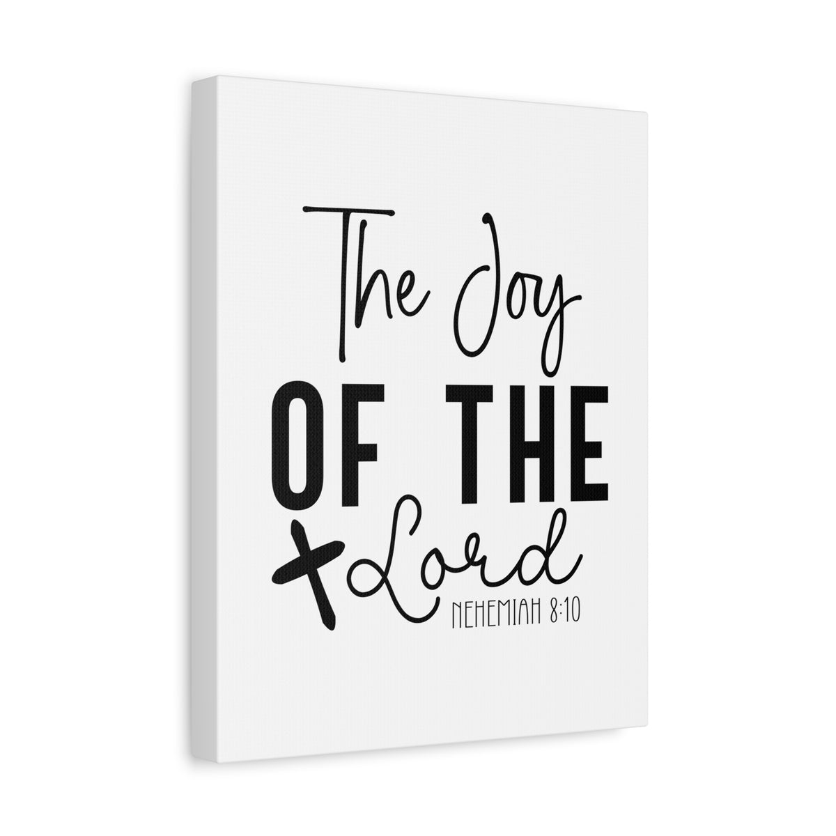 Scripture Walls Nehemiah 8:10 The Day of the Lord Bible Verse Canvas Christian Wall Art Ready to Hang Unframed-Express Your Love Gifts
