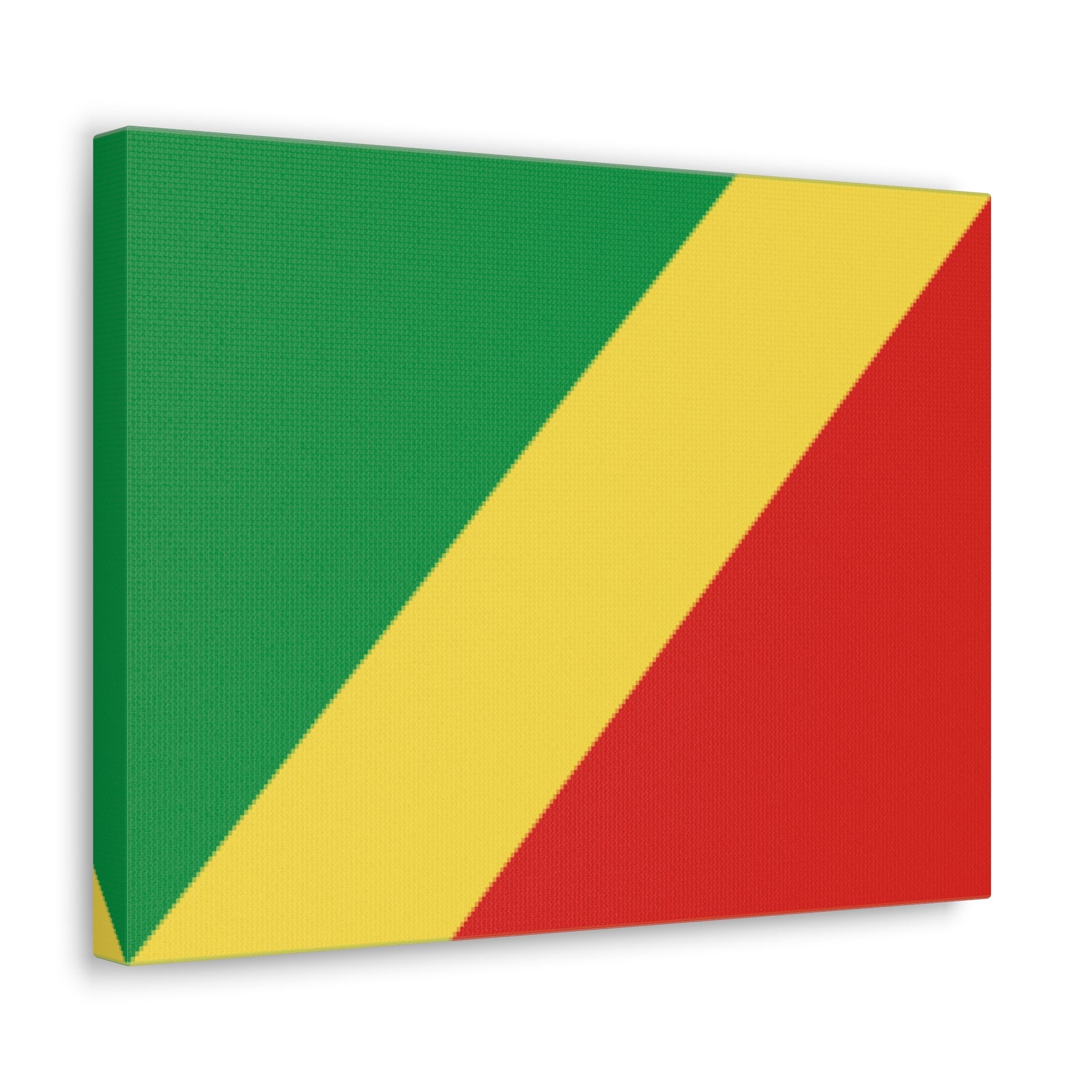 Republic of the Congo Country Flag Canvas Vibrant Wall Art Unframed Home Decor-Express Your Love Gifts