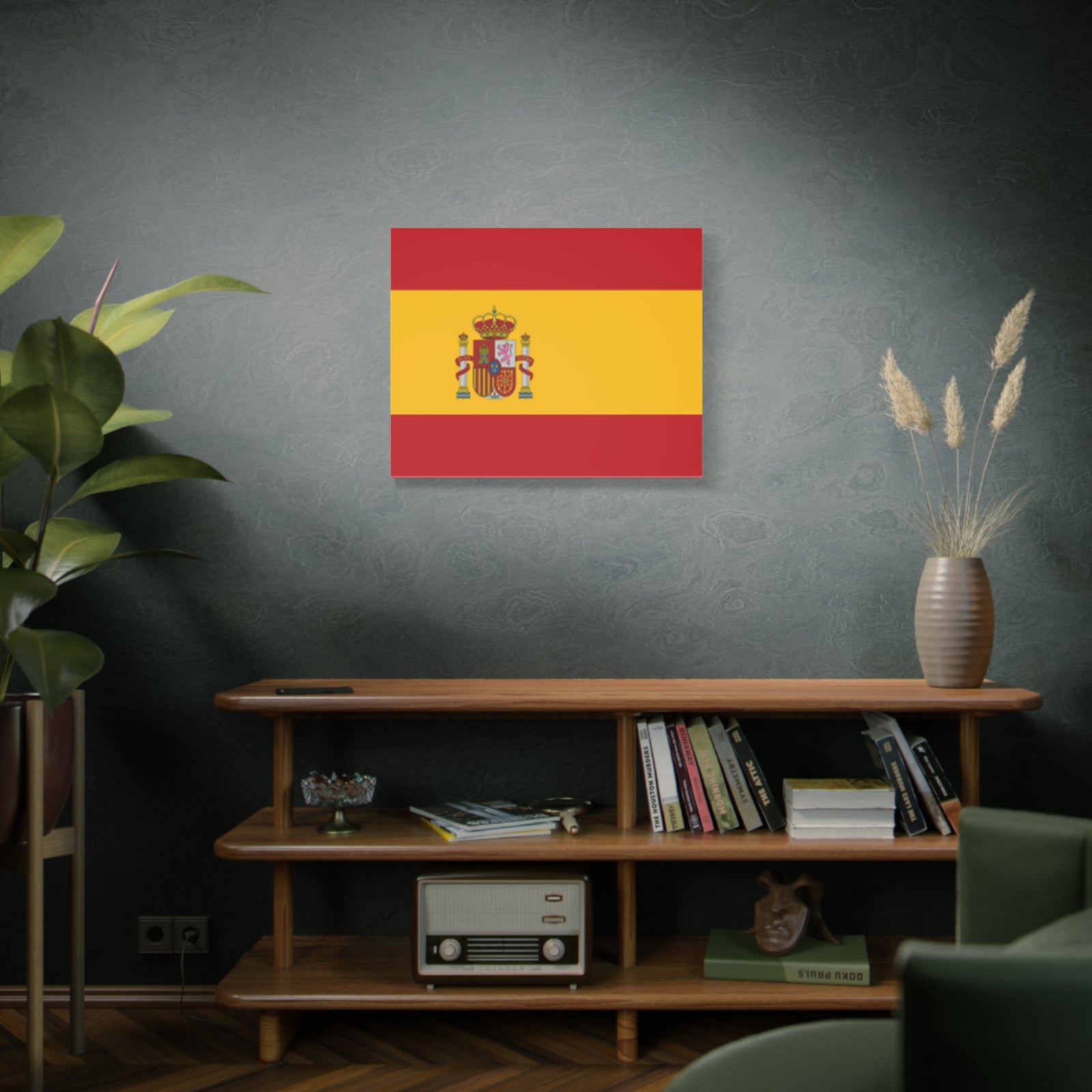 Spain Country Flag Canvas Vibrant Wall Art Unframed Home Decor-Express Your Love Gifts