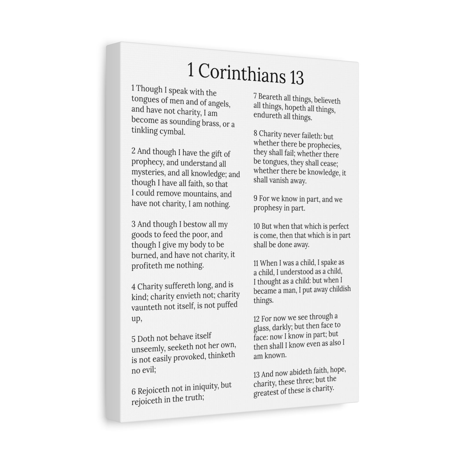 Scripture Walls Giving of the Law Exodus 20 Chapter WhiteChristian Wall Art Print Ready to Hang Unframed-Express Your Love Gifts