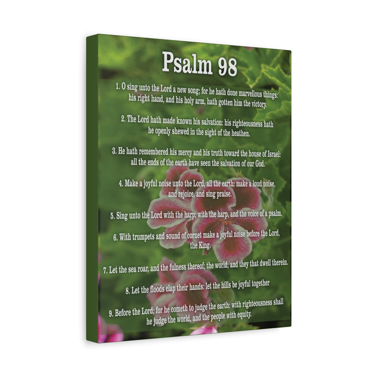 Scripture Walls Joyful Noise Of Salvation Psalm 98:4 Christian Wall Art Print Ready to Hang-Express Your Love Gifts