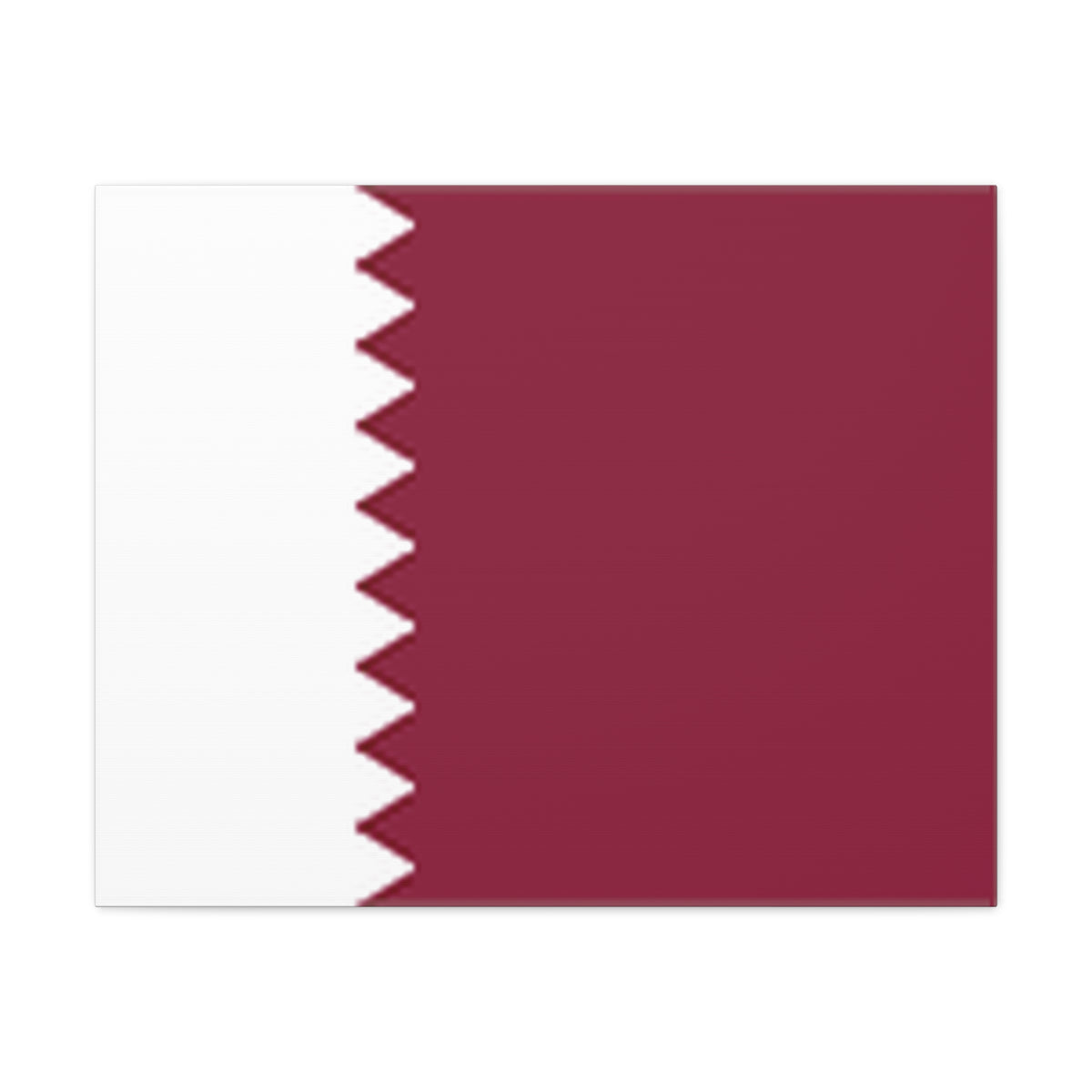 Qatar Country Flag Canvas Vibrant Wall Art Unframed Home Decor-Express Your Love Gifts