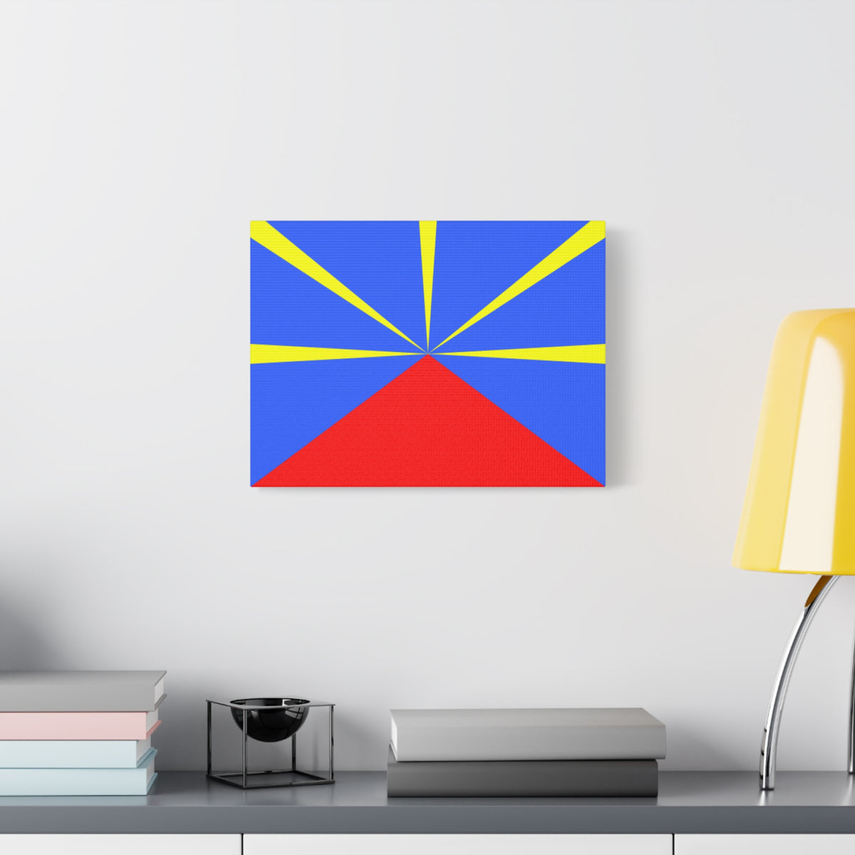 Réunion Country Flag Canvas Vibrant Wall Art Unframed Home Decor-Express Your Love Gifts