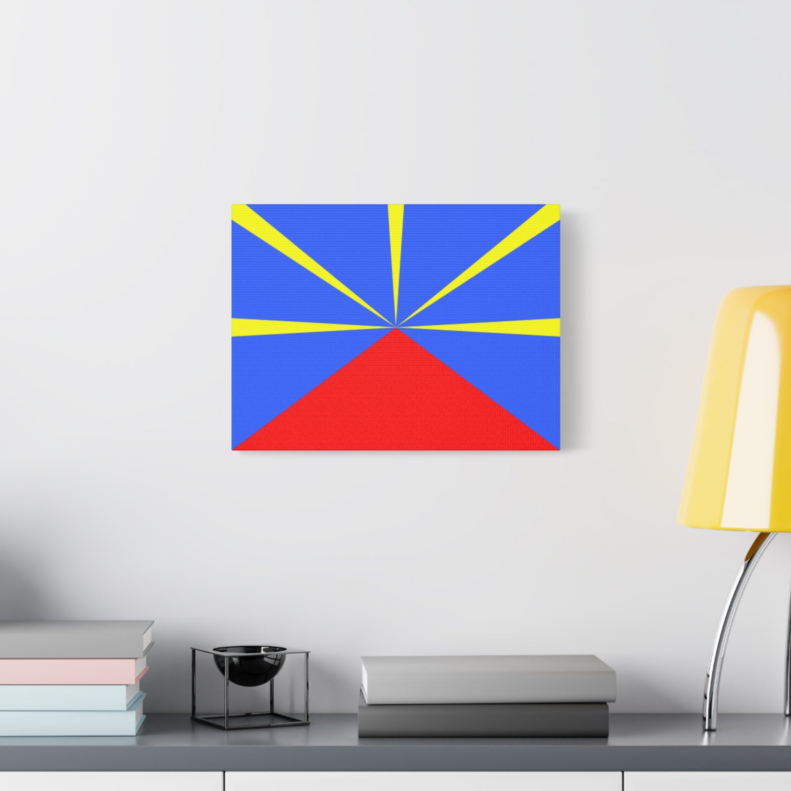 Réunion Country Flag Canvas Vibrant Wall Art Unframed Home Decor-Express Your Love Gifts