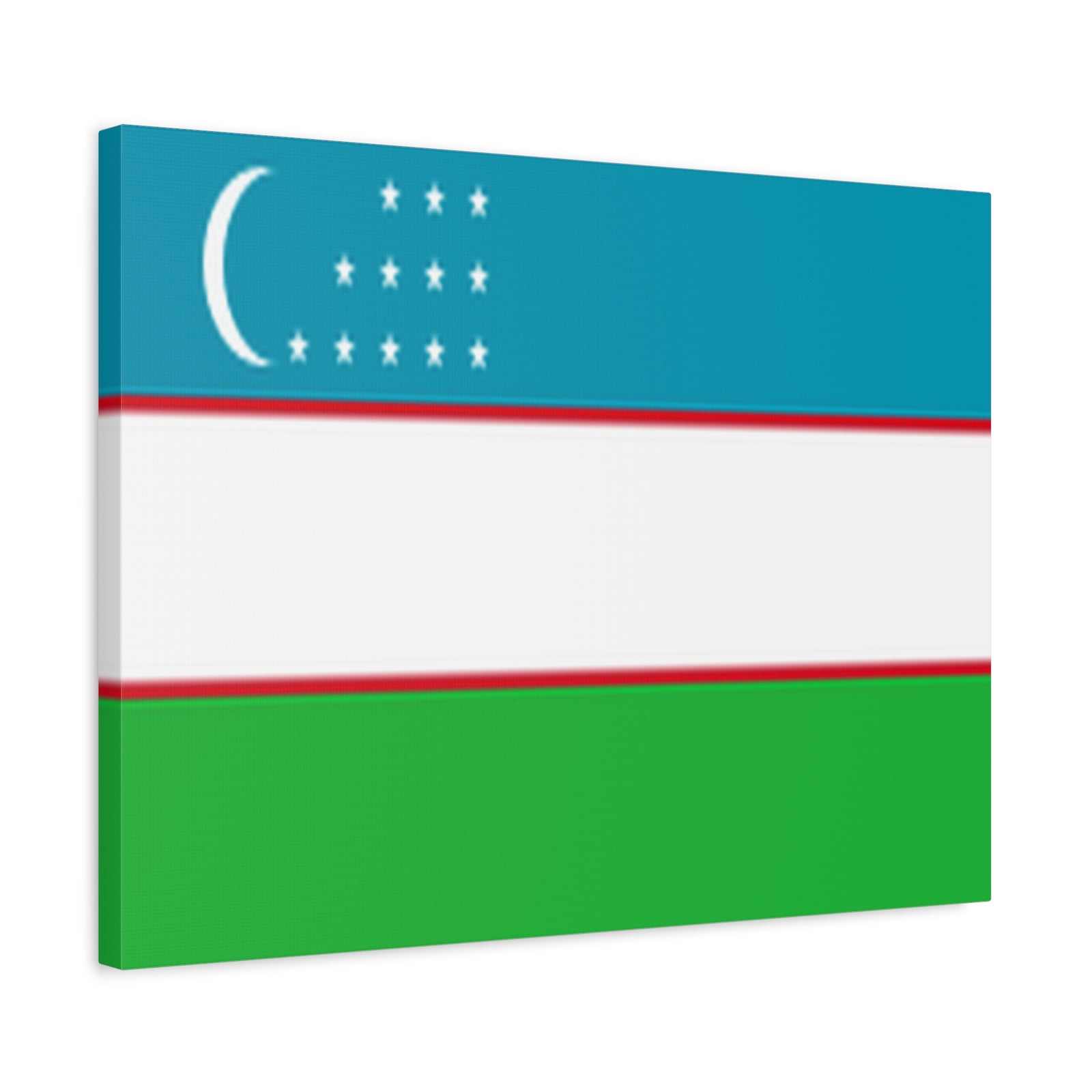 Uzbekistan Country Flag Canvas Vibrant Wall Art Unframed Home Decor-Express Your Love Gifts