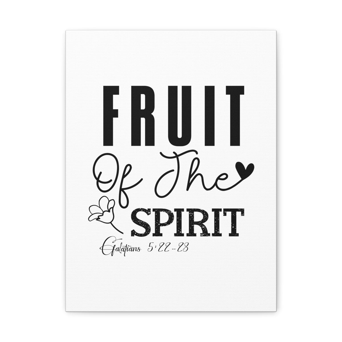 Scripture Walls Galatians 5:22-23 Fruit of the Spirit Bible Verse Canvas Christian Wall Art Ready to Hang Unframed-Express Your Love Gifts