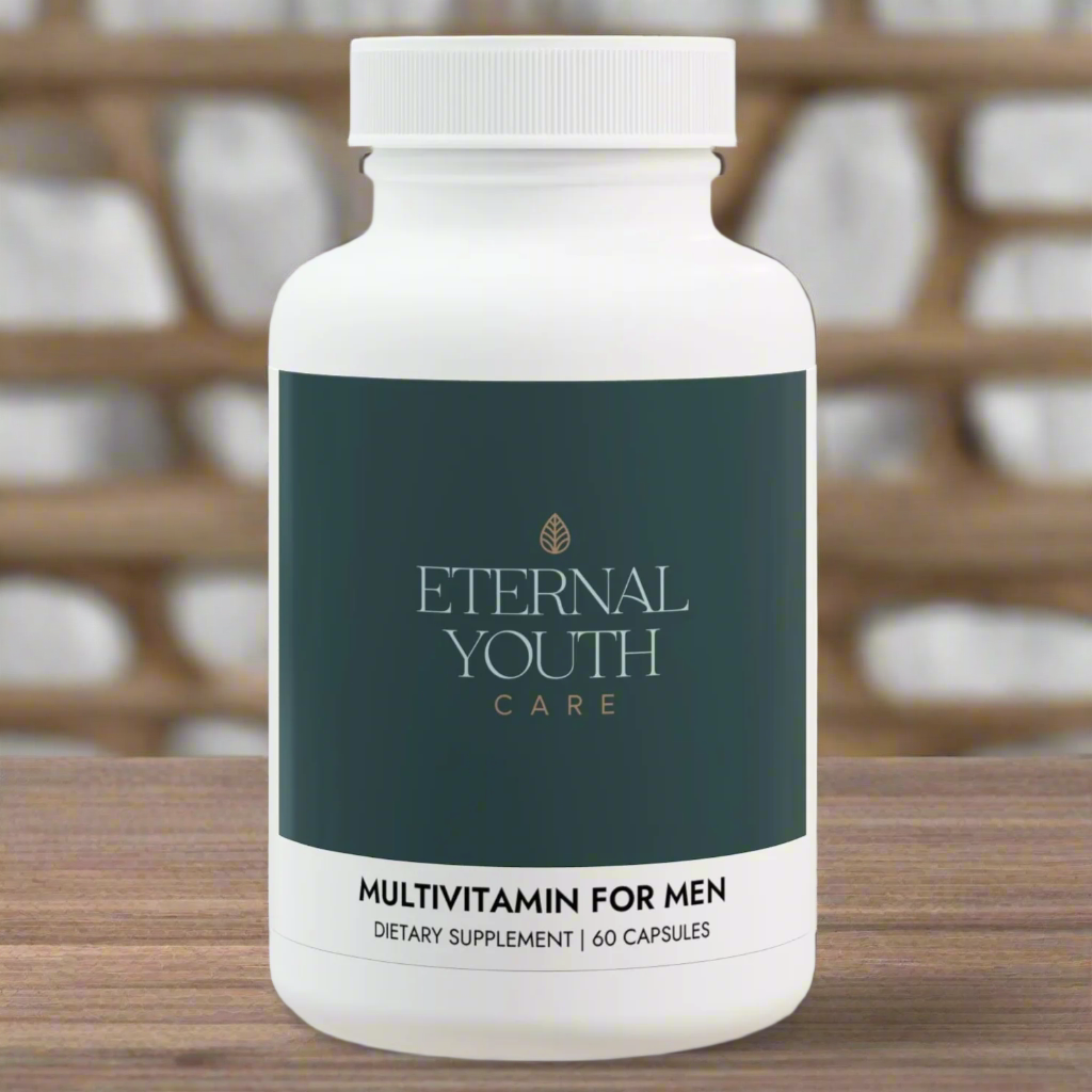 Eternal Youth Care Men’s Multivitamin – Energy, Performance & Immune Support Non-GMO, Corn-Free (60 Capsules)-Express Your Love Gifts