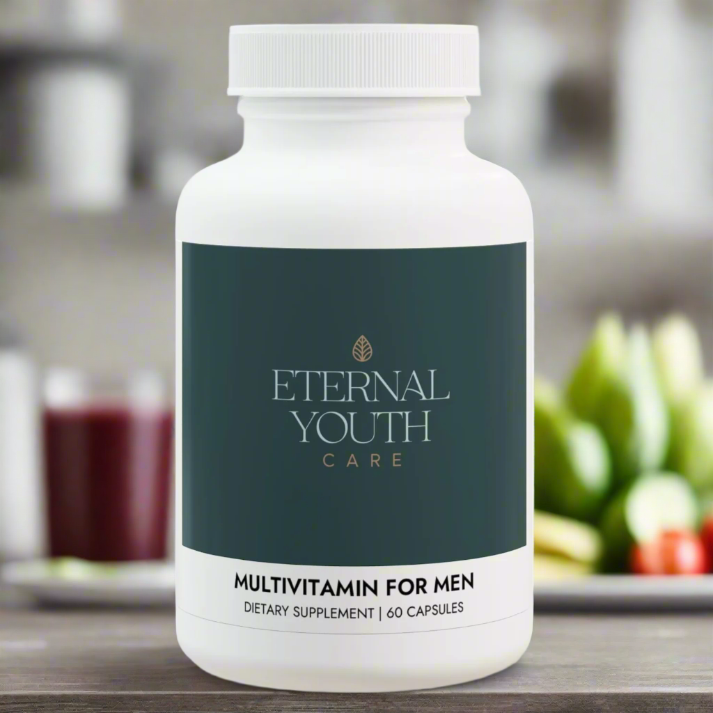 Eternal Youth Care Men’s Multivitamin – Energy, Performance & Immune Support Non-GMO, Corn-Free (60 Capsules)-Express Your Love Gifts