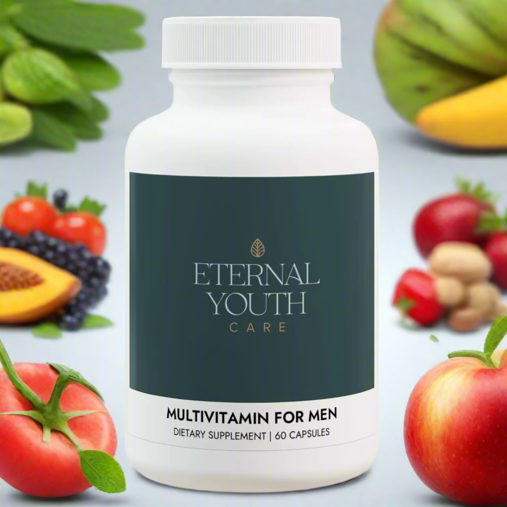 Men’s Multivitamin – Energy, Performance & Immune Support Non-GMO, Corn-Free 60 Capsules-Express Your Love Gifts