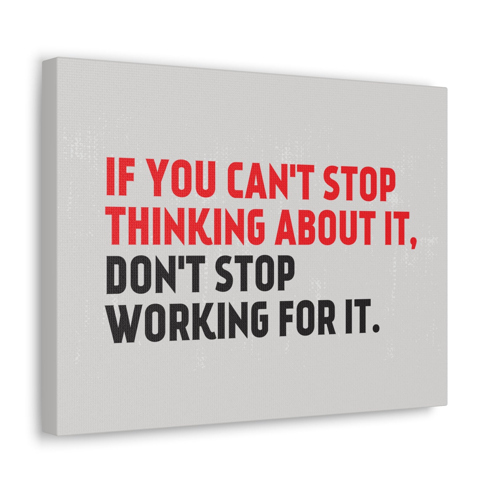 Inspirational Wall Art Thinking About It Motivation Wall Decor for Home Office Gym Inspiring Success Quote Print Ready to Hang-Express Your Love Gifts
