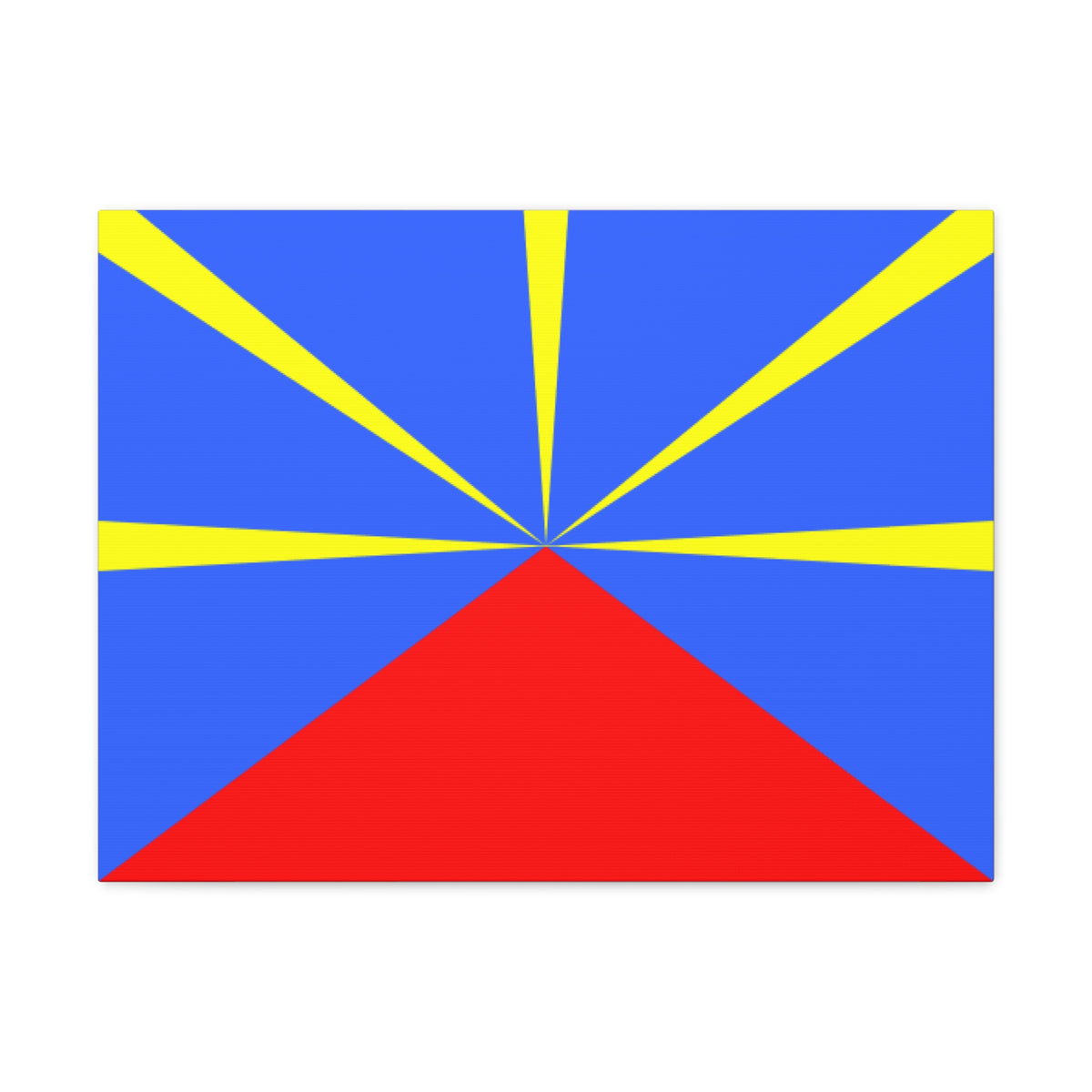 Réunion Country Flag Canvas Vibrant Wall Art Unframed Home Decor-Express Your Love Gifts