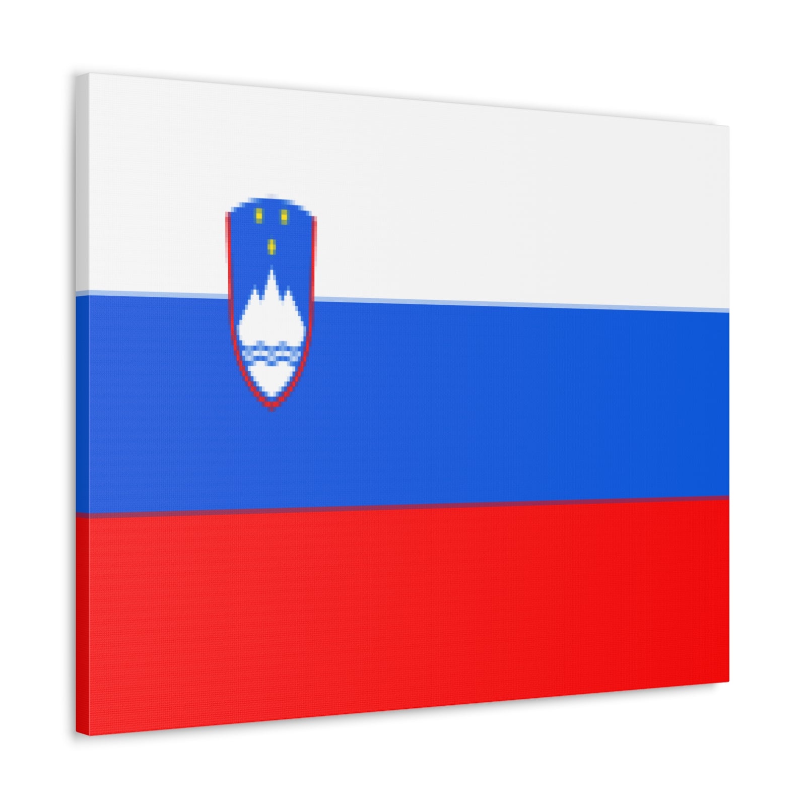 Slovenia Country Flag Canvas Vibrant Wall Art Unframed Home Decor-Express Your Love Gifts